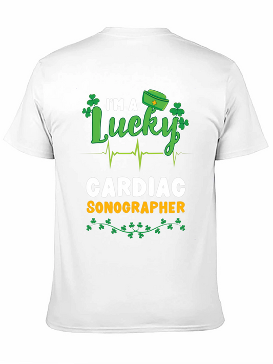 Lucky Cardiac Sonographer St. Patricks Day T-Shirt