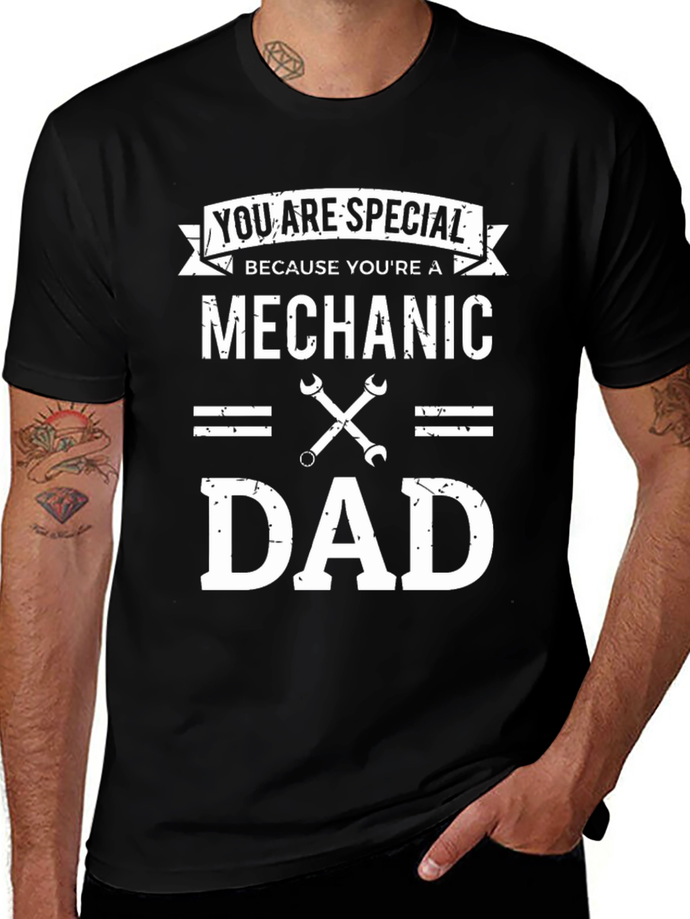 Mechanic Dad T-Shirt - Special Gift for Father
