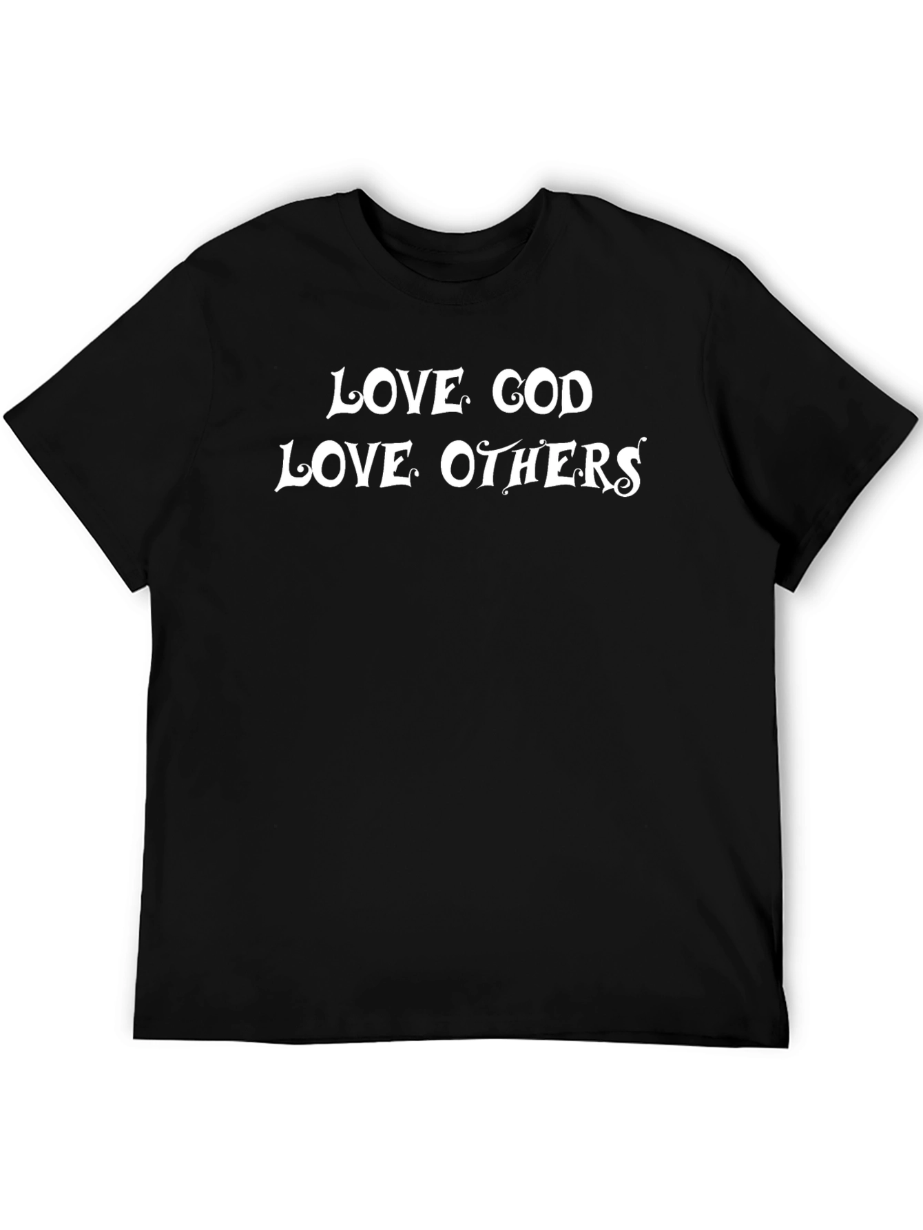 Love God Love Others Tee - Black