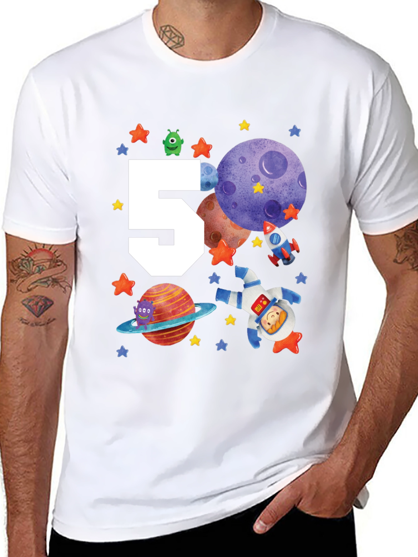 Space Birthday T-Shirt