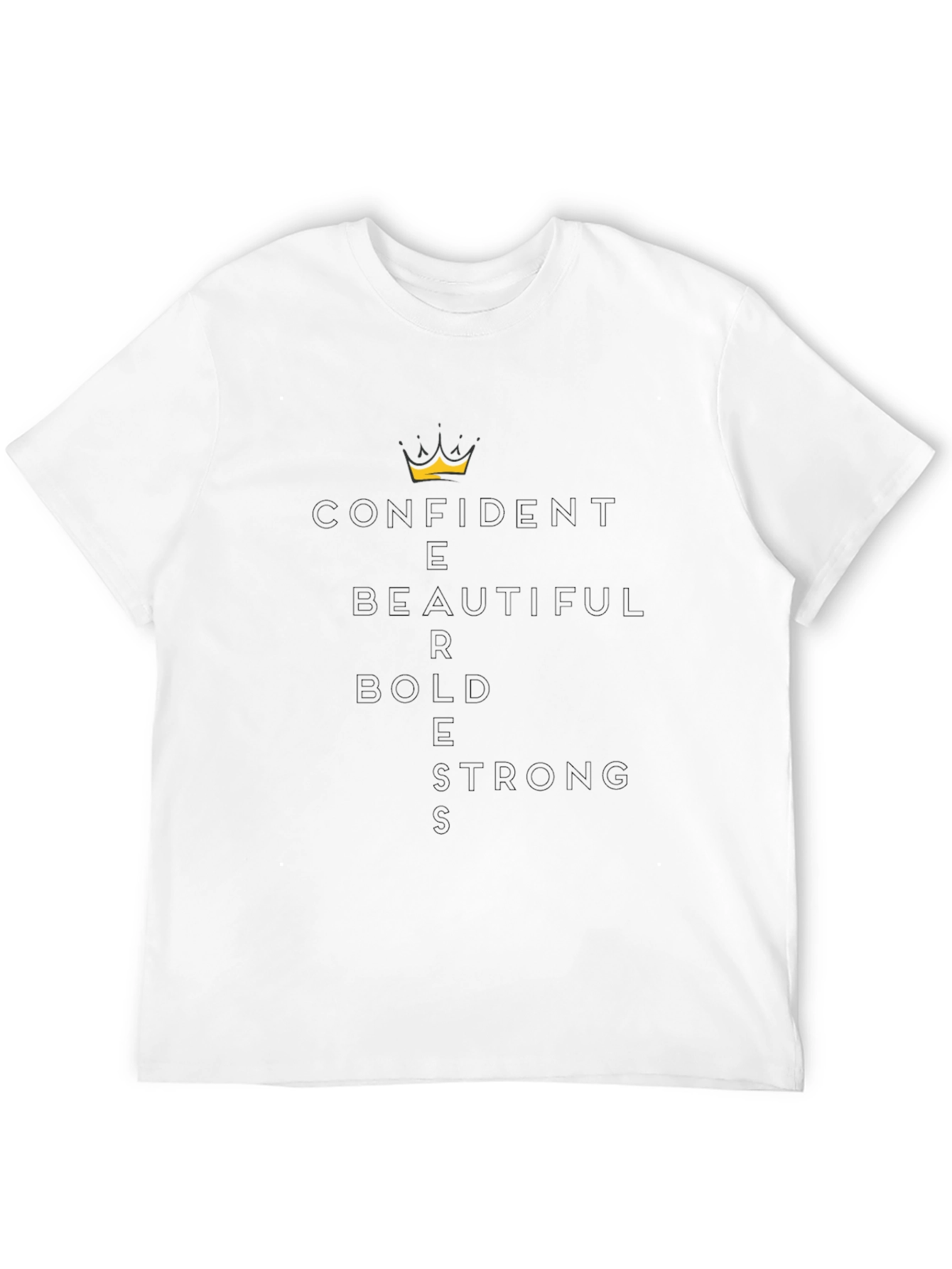 Confident Beautiful Bold Strong Graphic Tee