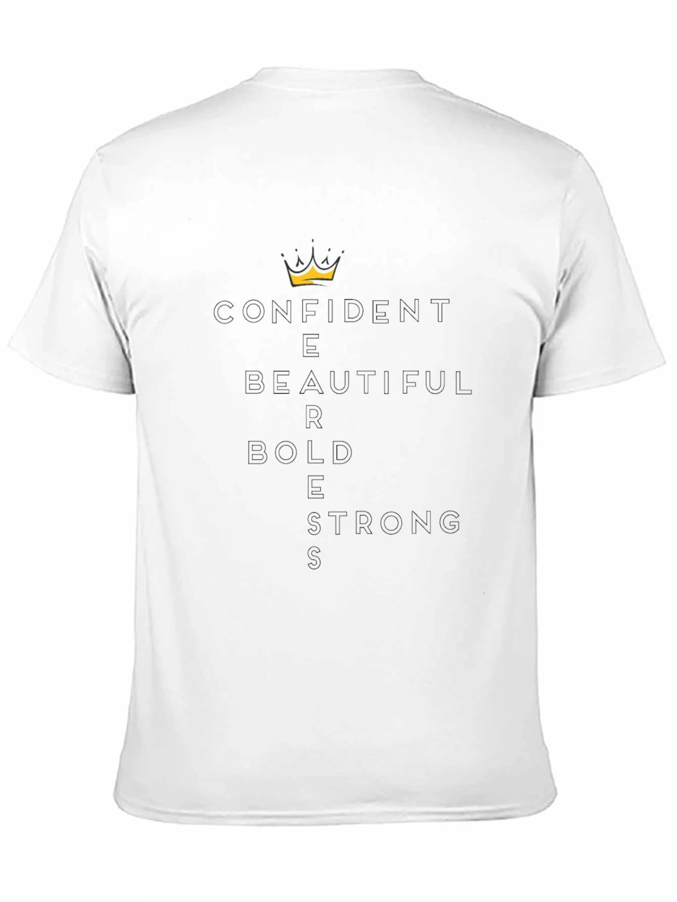 Confident Beautiful Bold Strong Graphic Tee