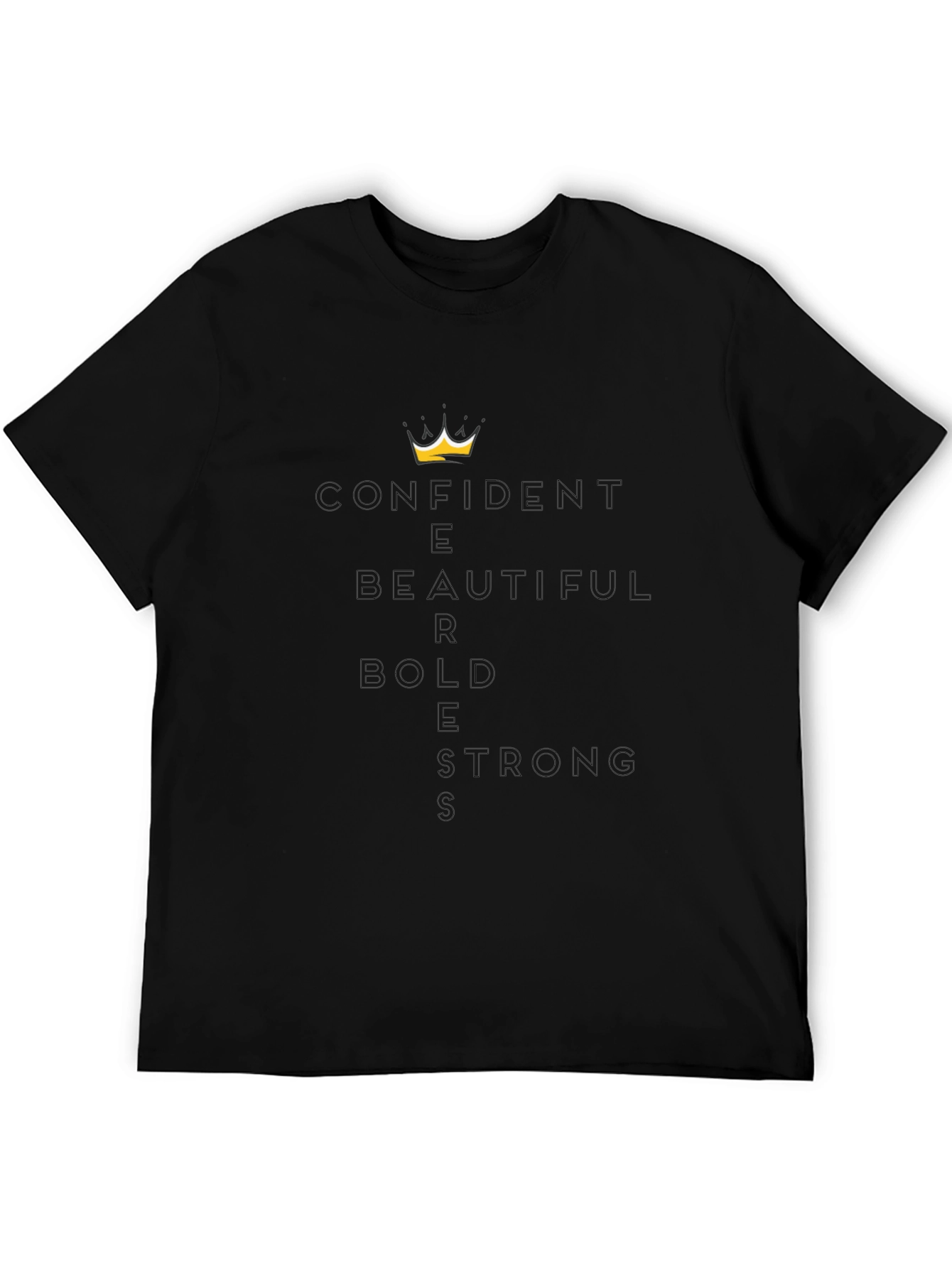 Confident Beautiful Bold Strong Graphic Tee