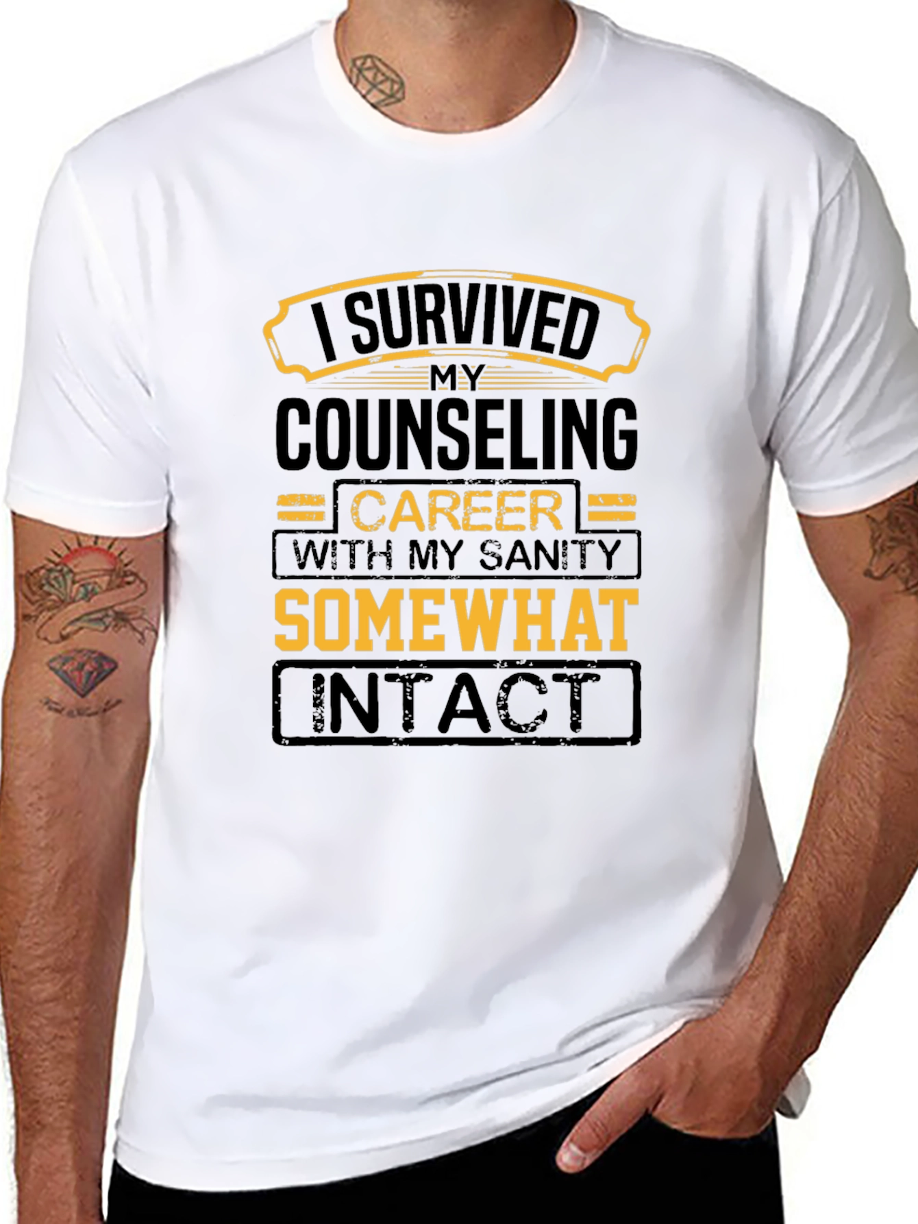 Counseling Career Survivor T-Shirt - Sanity Intact