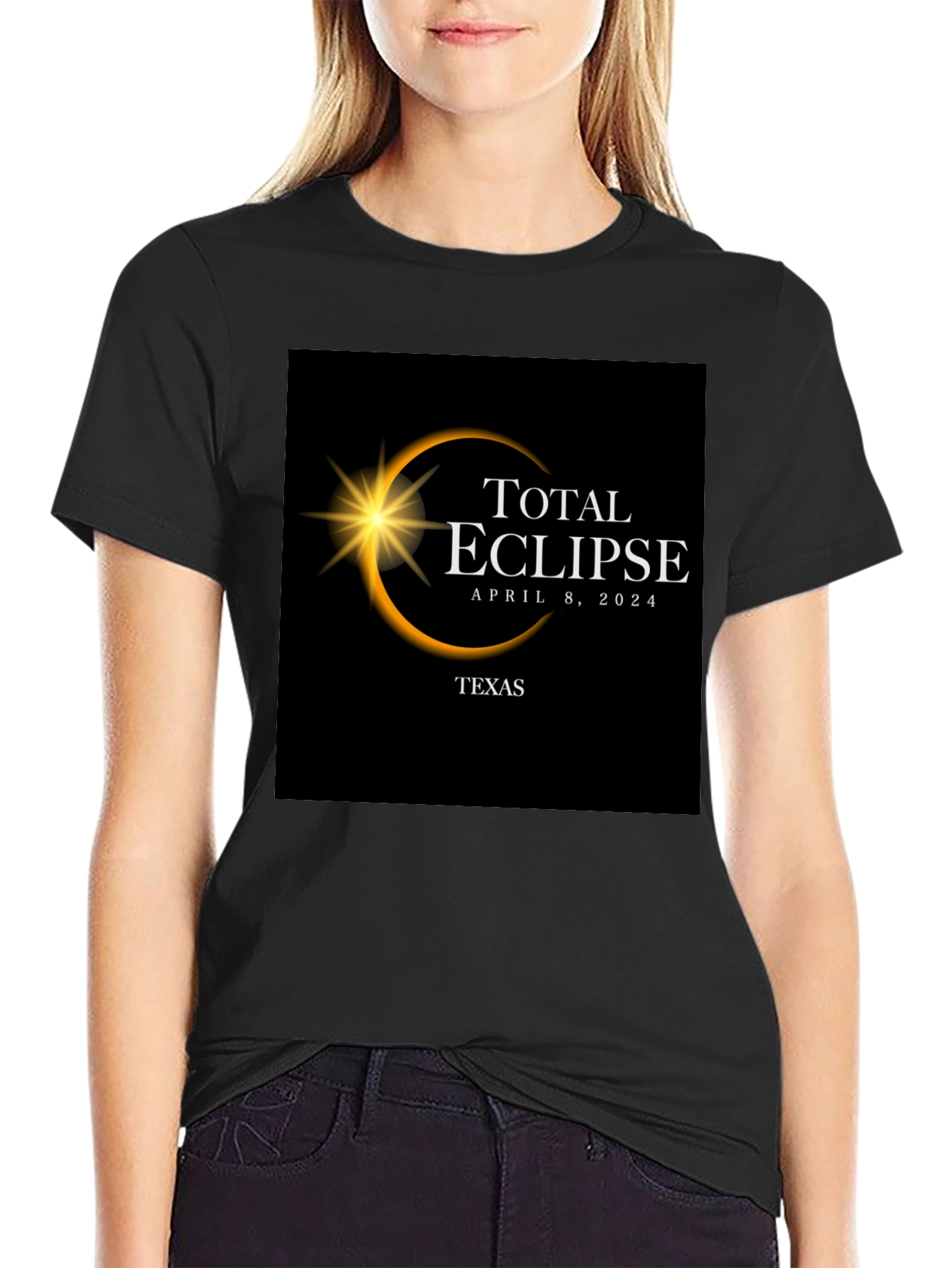 Total Eclipse April 8 2024 Texas T-Shirt