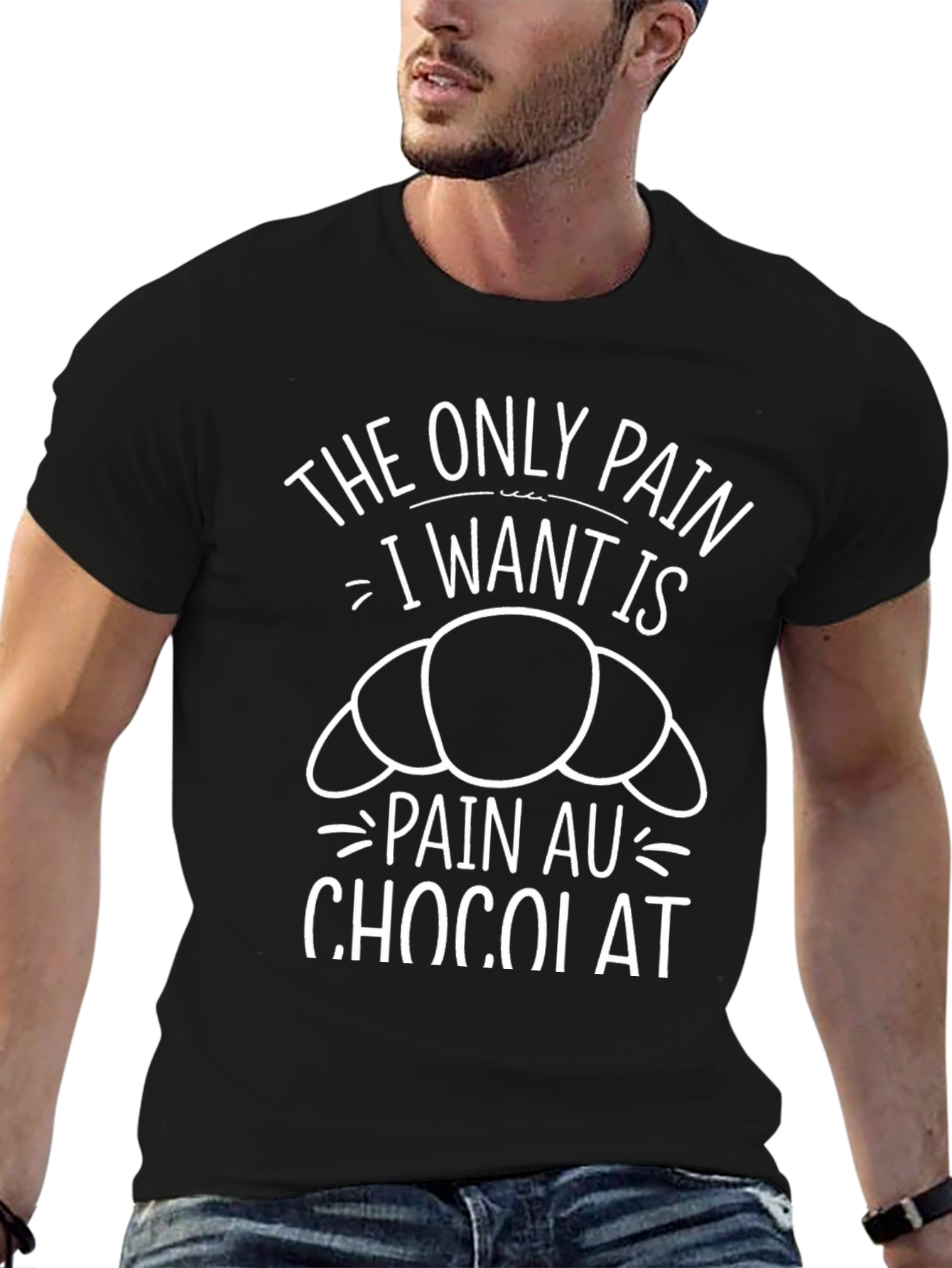 Pain Au Chocolat T-Shirt - Funny French Pastry Tee
