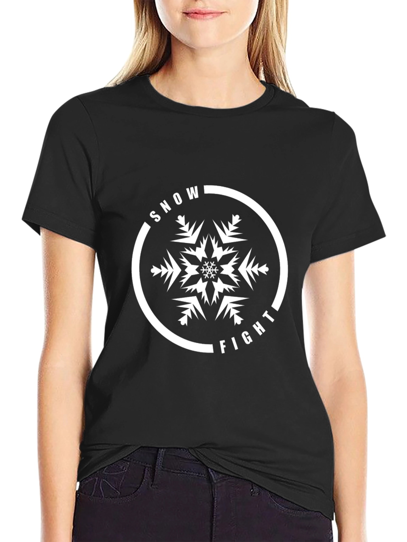 Snow Fight Graphic Tee