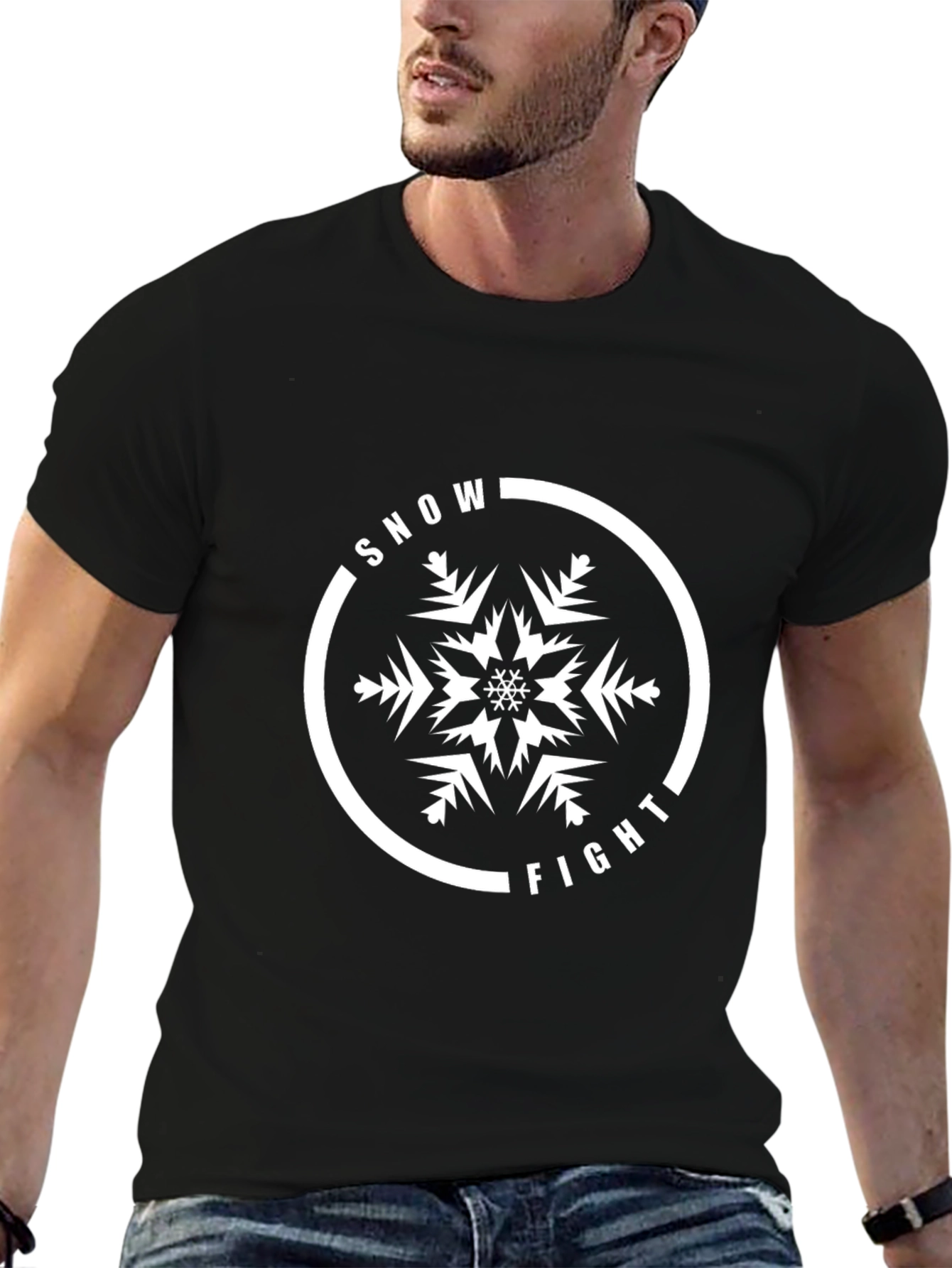 Snow Fight Graphic Tee