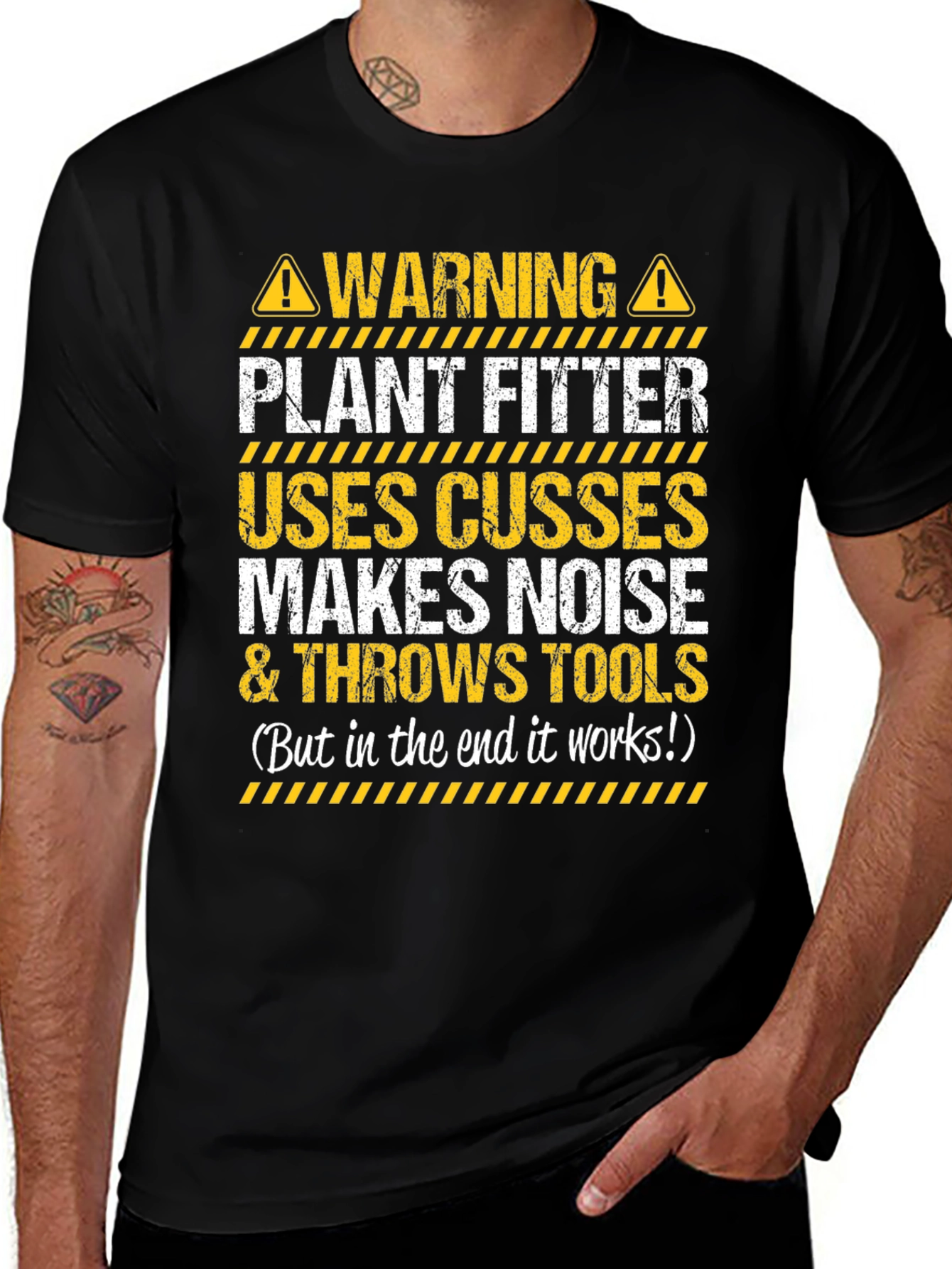 Plant Fitter Warning Funny T-Shirt