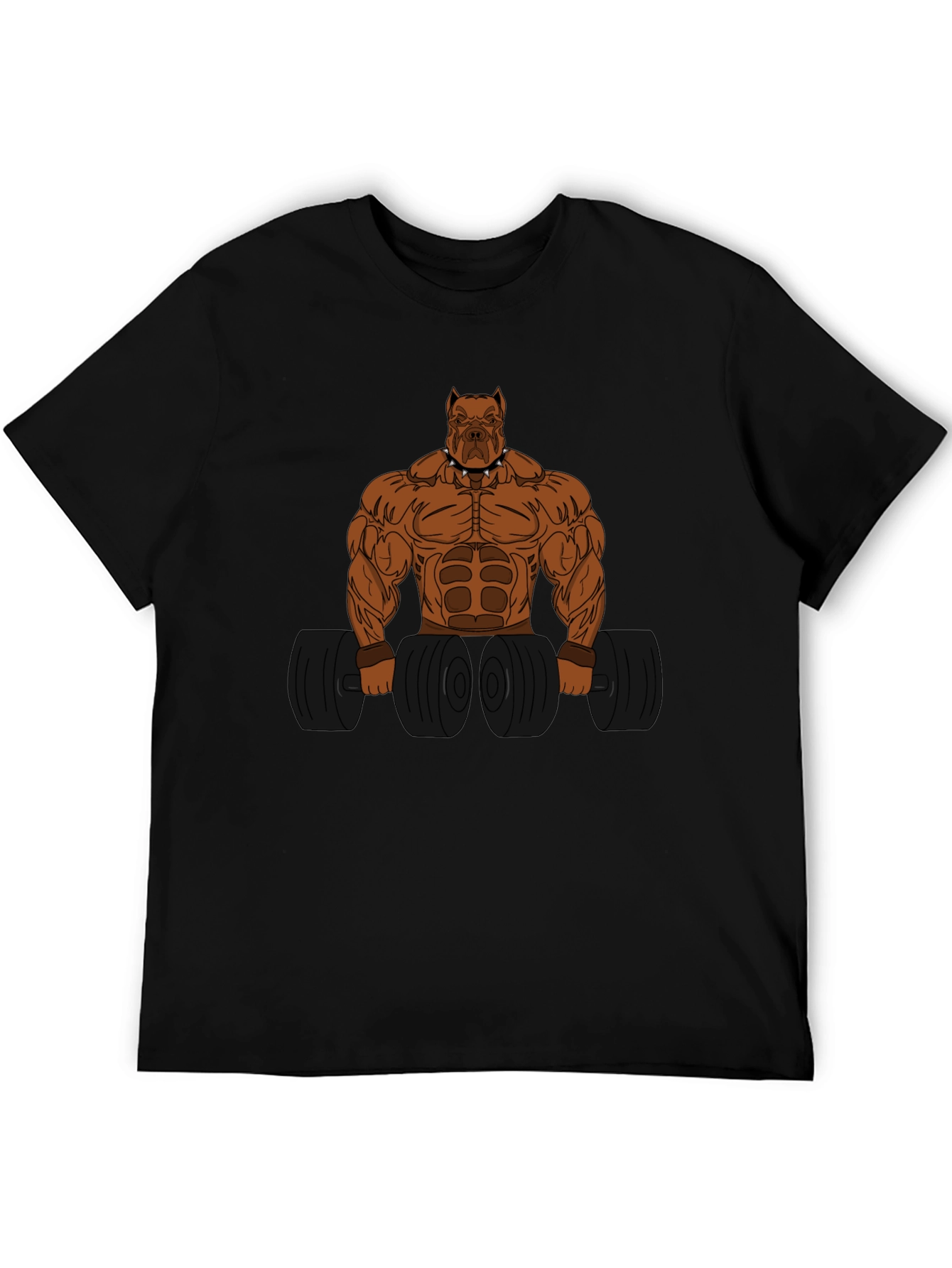 Bodybuilding Dog Graphic Tee - Workout Motivation Shirt
