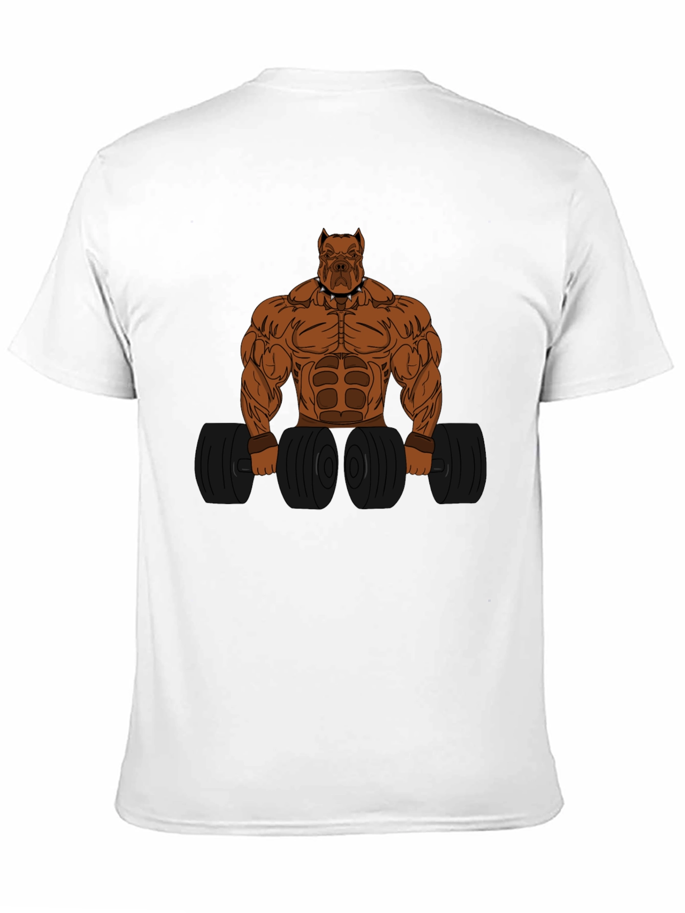 Bodybuilding Dog Graphic Tee - Workout Motivation Shirt