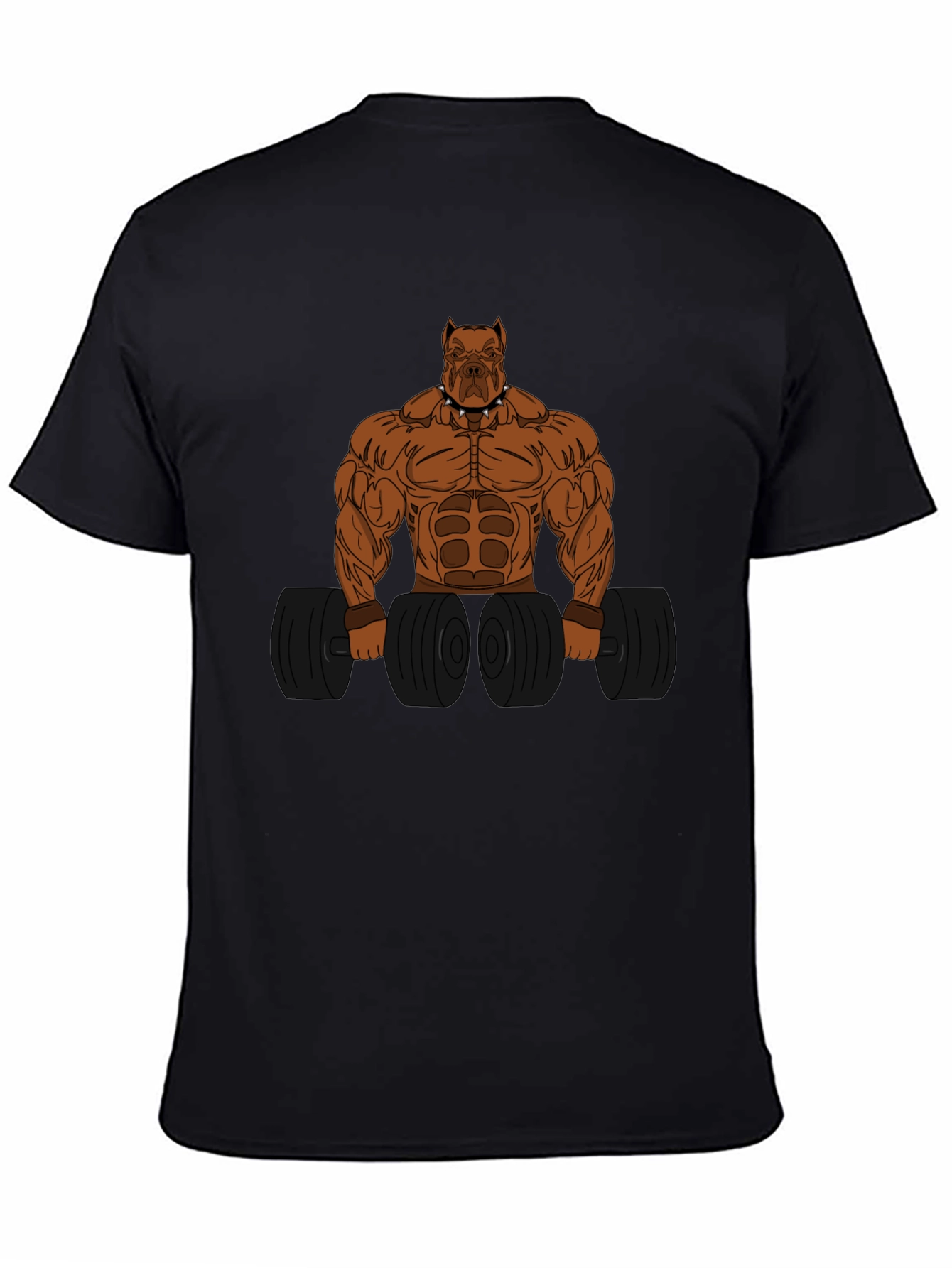 Bodybuilding Dog Graphic Tee - Workout Motivation Shirt