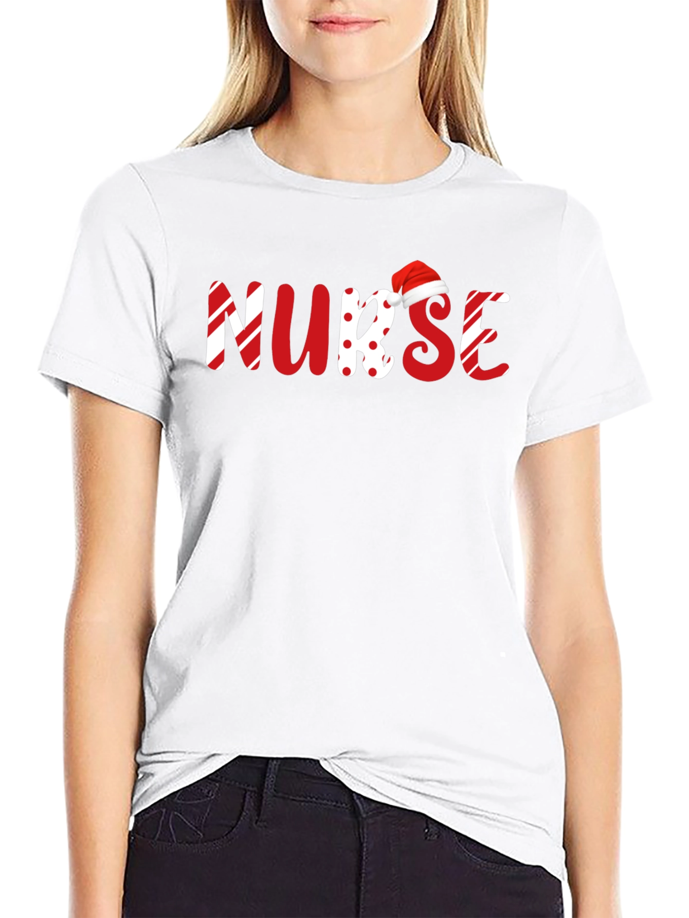 Nurse Christmas Themed T-Shirt