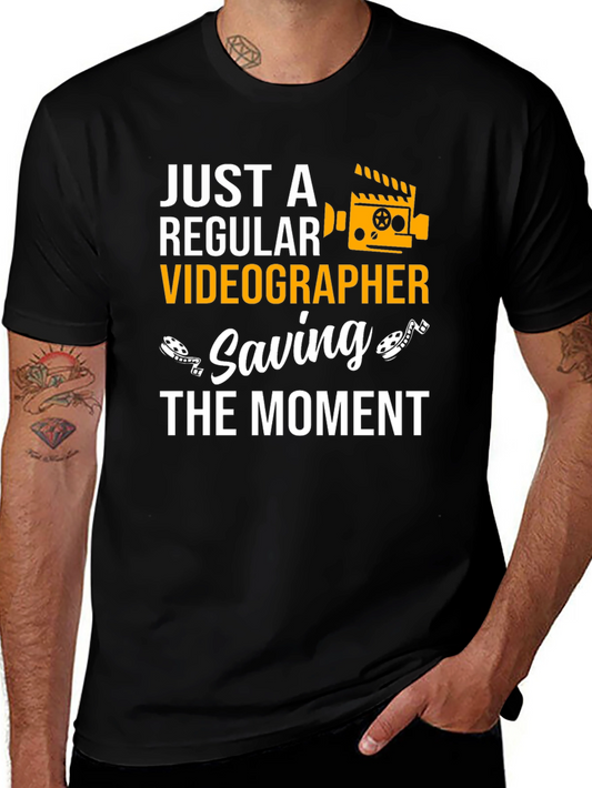 Videographer T-Shirt - Saving the Moment