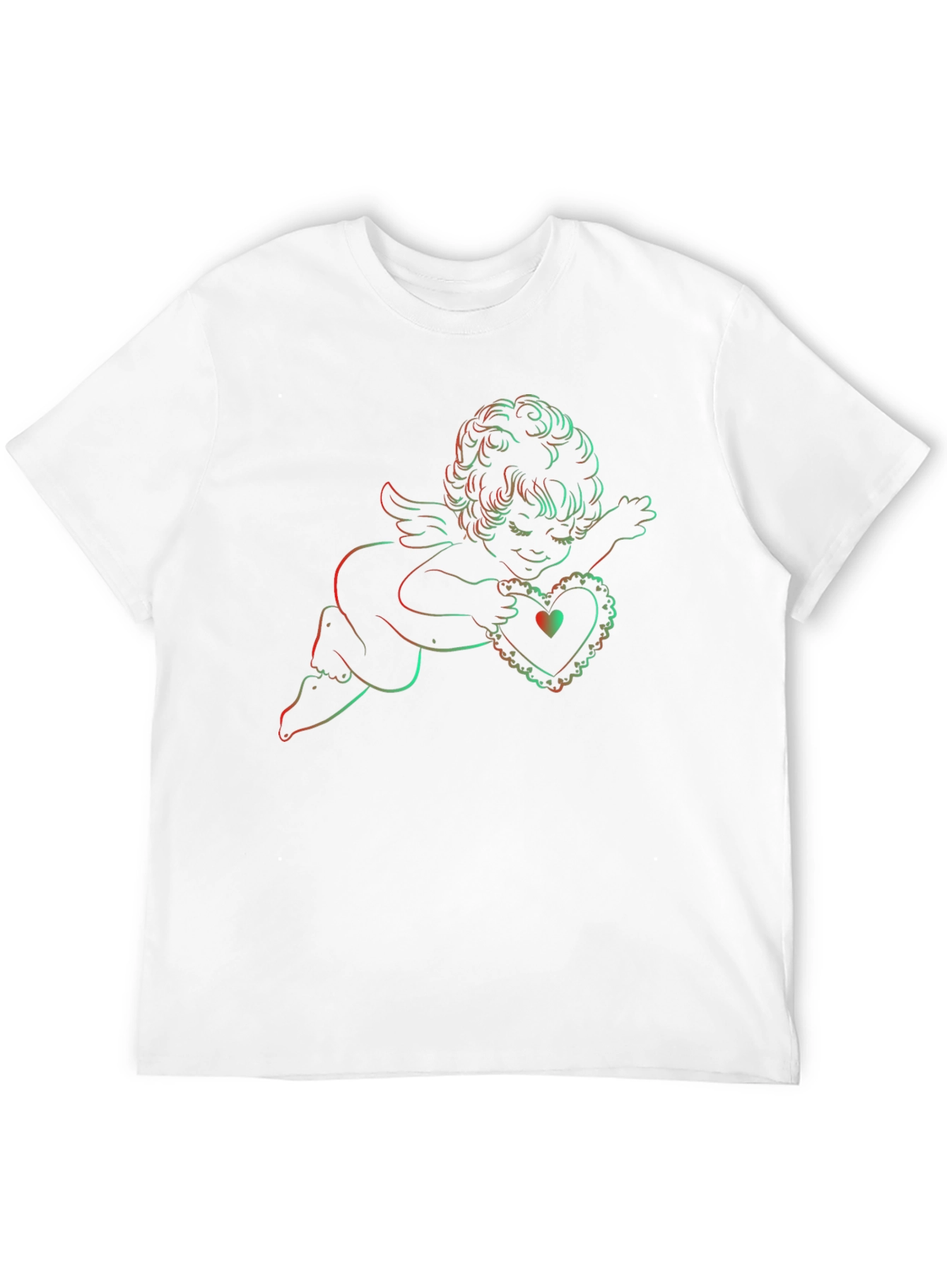 Cherub Heart Graphic Tee - Black