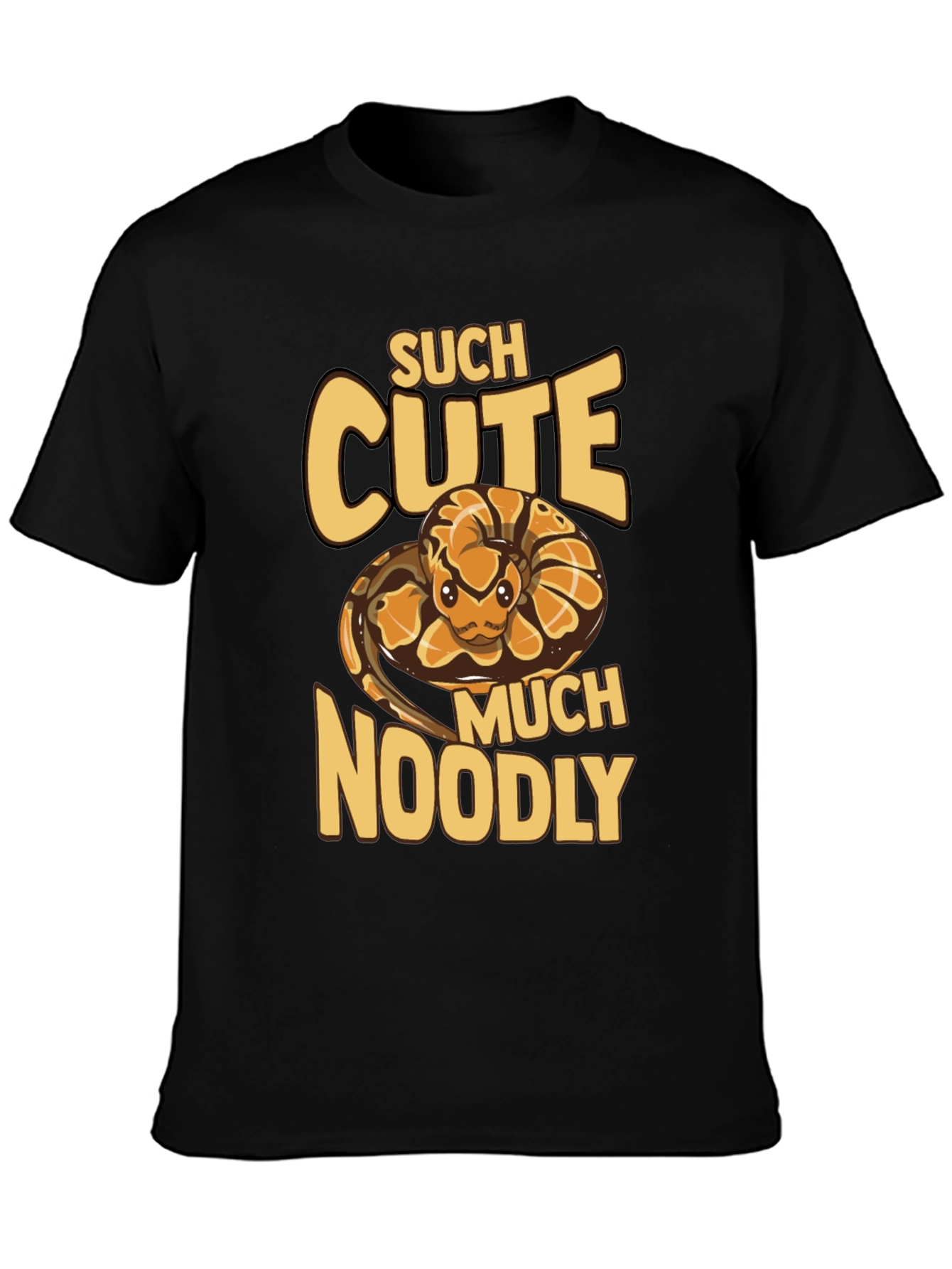 Cute Snake Noodly T-Shirt - Fun Reptile Graphic Tee