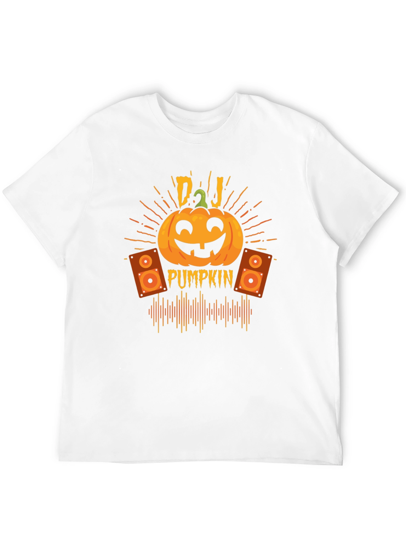 DJ Pumpkin Halloween T-Shirt