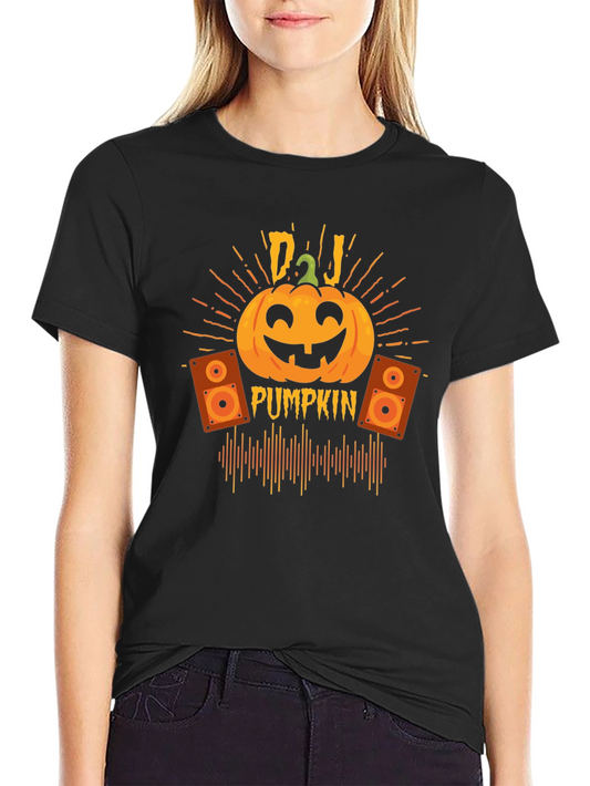 DJ Pumpkin Halloween T-Shirt