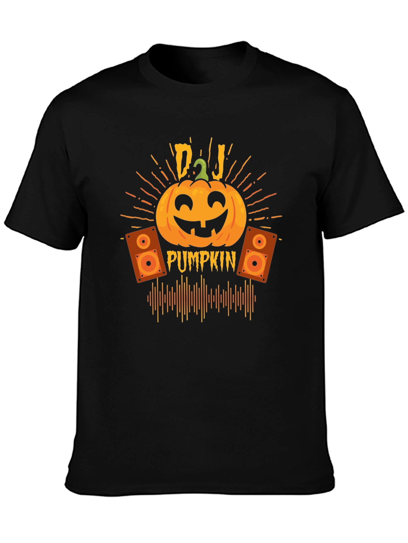DJ Pumpkin Halloween T-Shirt