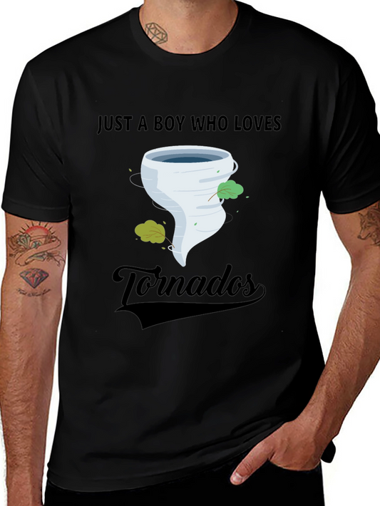 Boy Who Loves Tornadoes Graphic Tee