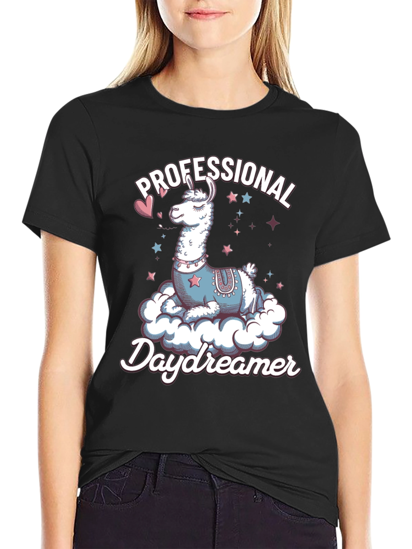 Professional Daydreamer Llama Graphic Tee