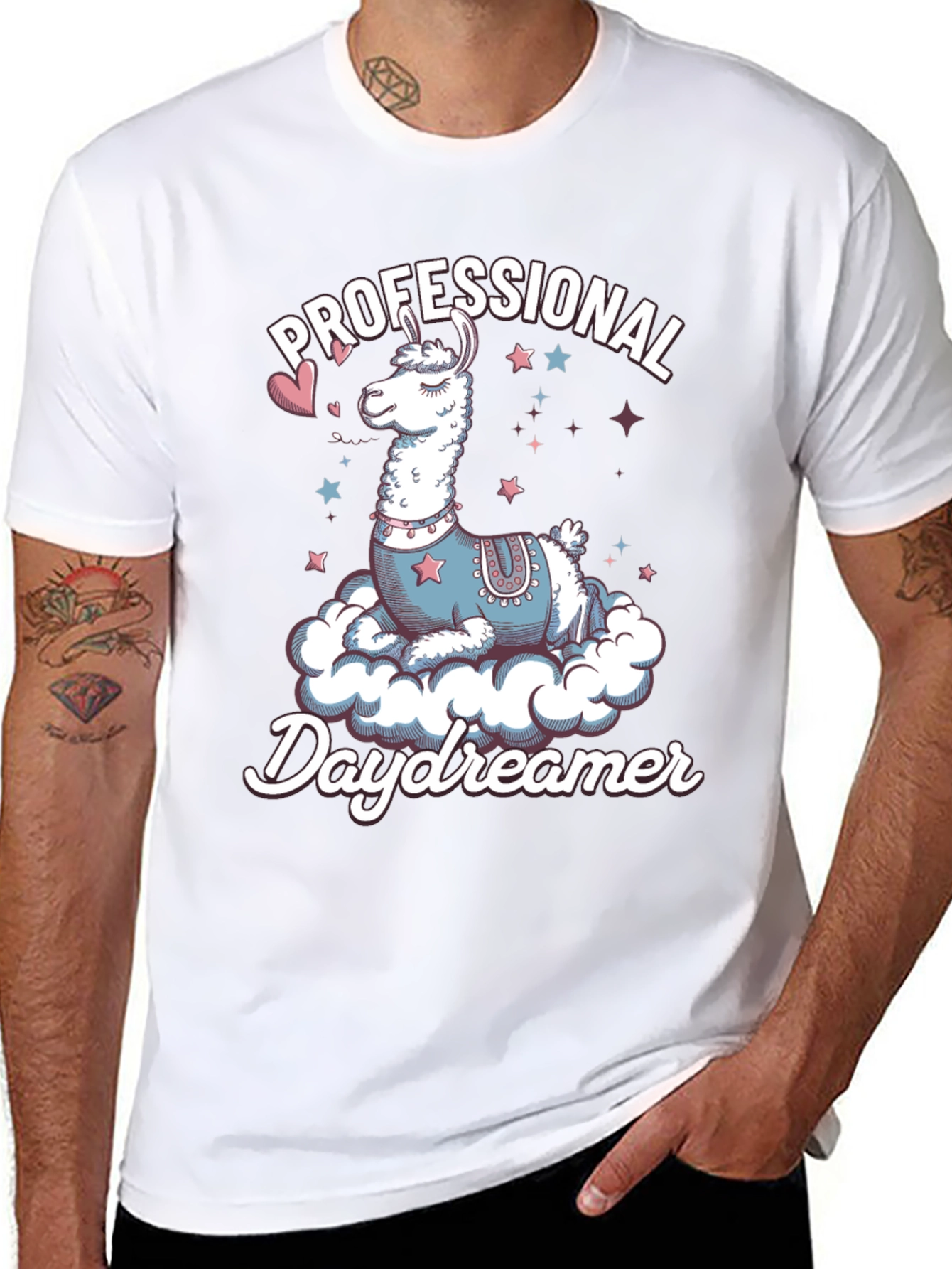 Professional Daydreamer Llama Graphic Tee