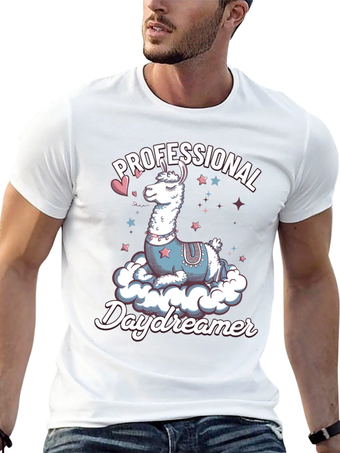 Professional Daydreamer Llama Graphic Tee