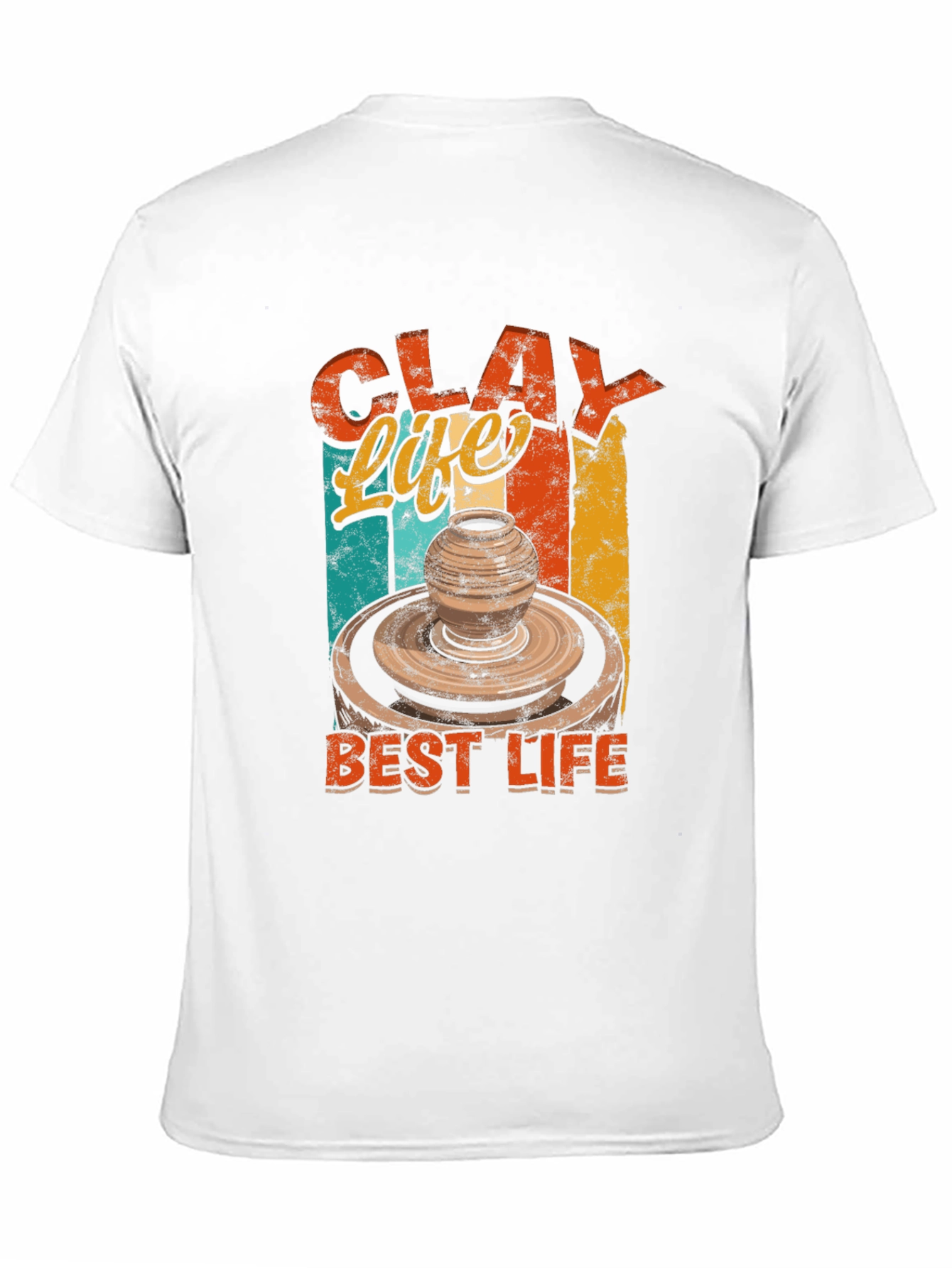 Clay Life Best Life T-Shirt Pottery Lover Gift Tee