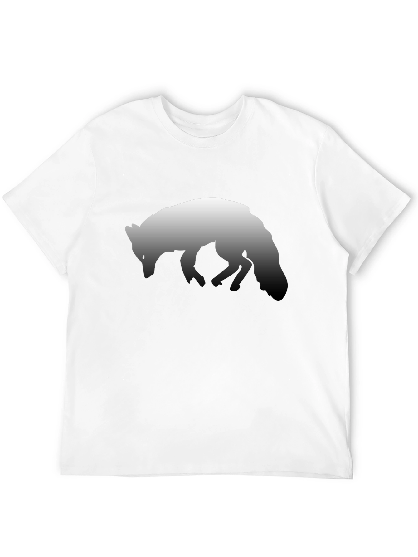 Fox Graphic Black T-Shirt | Soft Cotton Blend