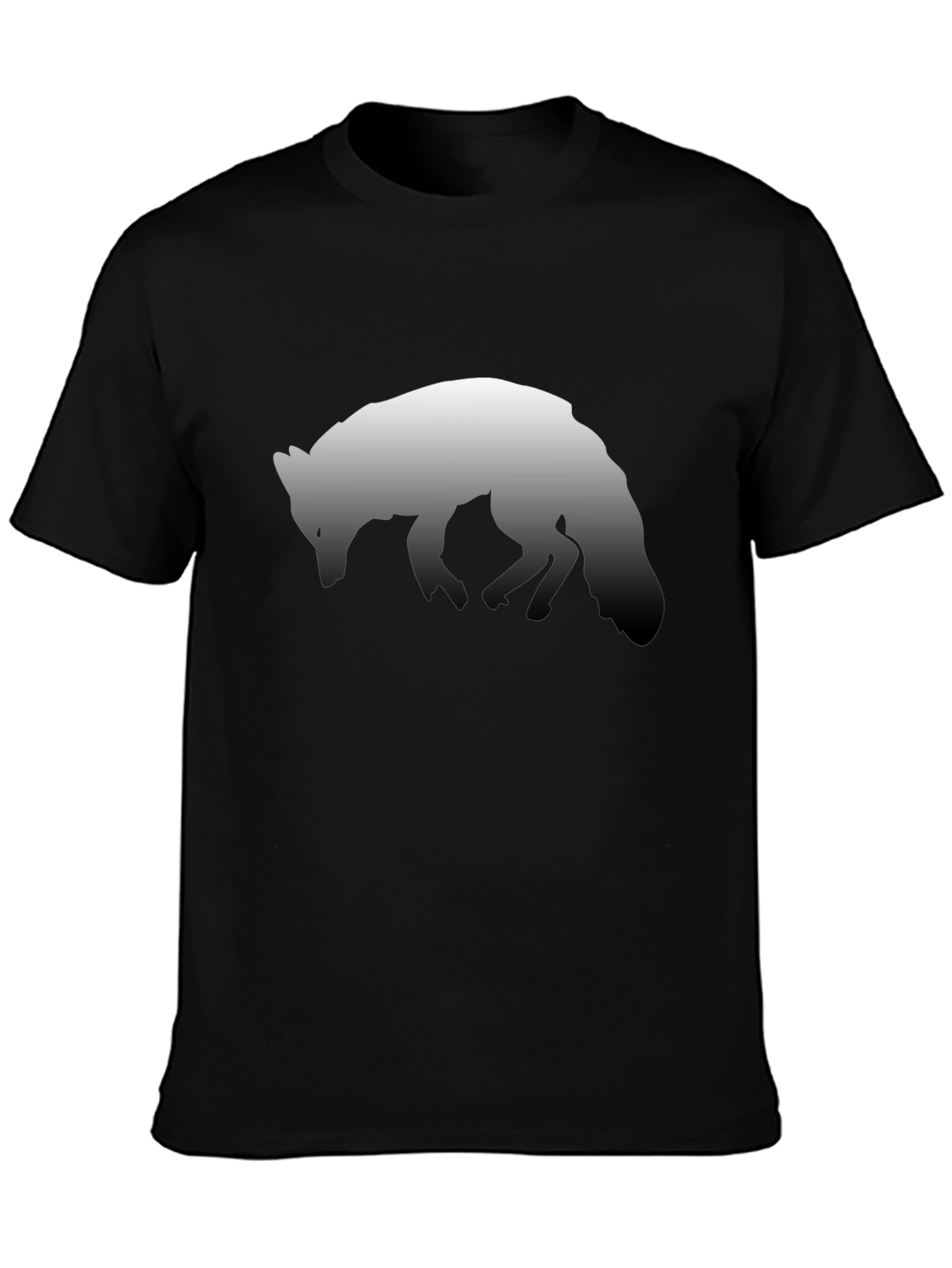 Fox Graphic Black T-Shirt | Soft Cotton Blend
