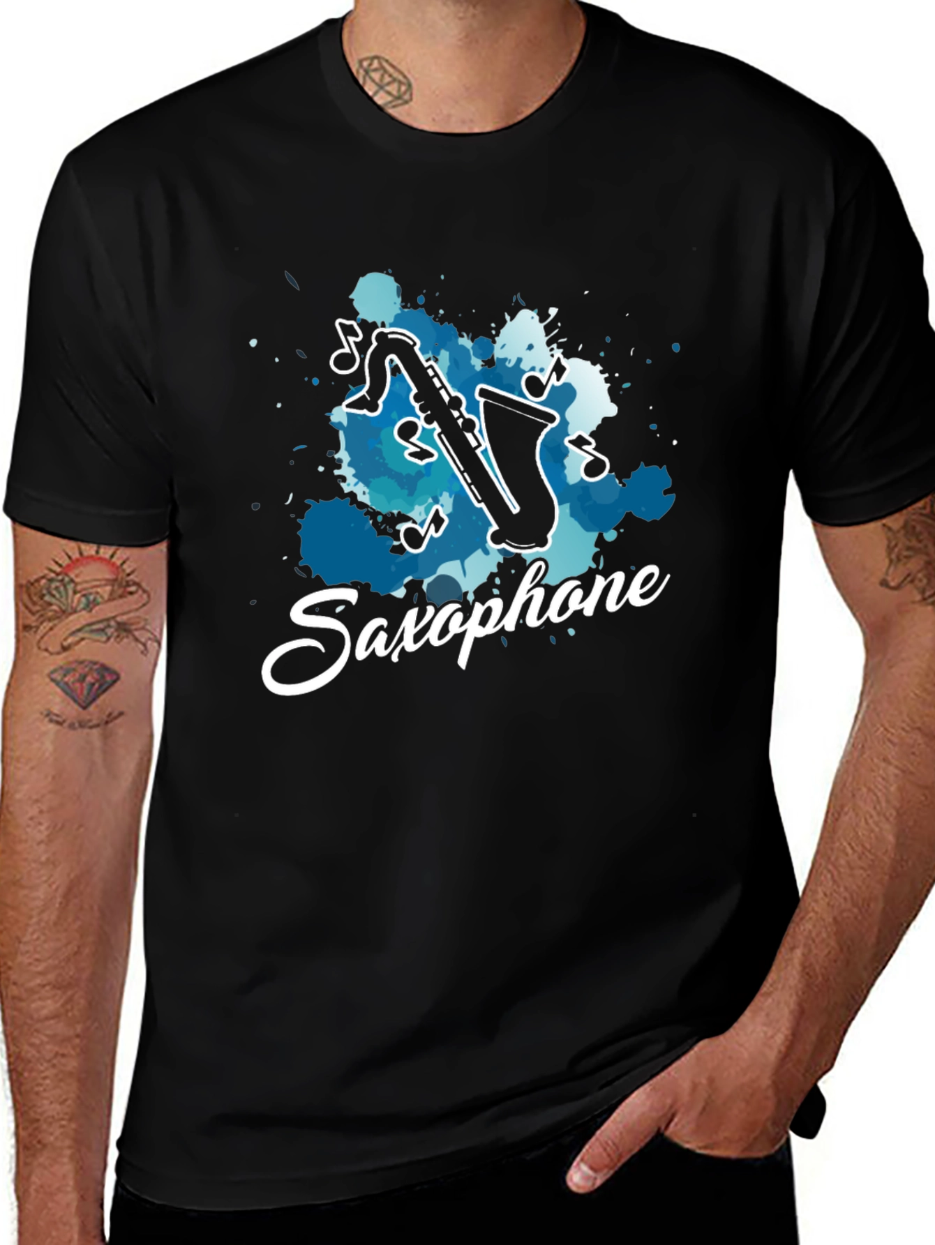 Saxophone Music T-Shirt - Cool Musician Tee