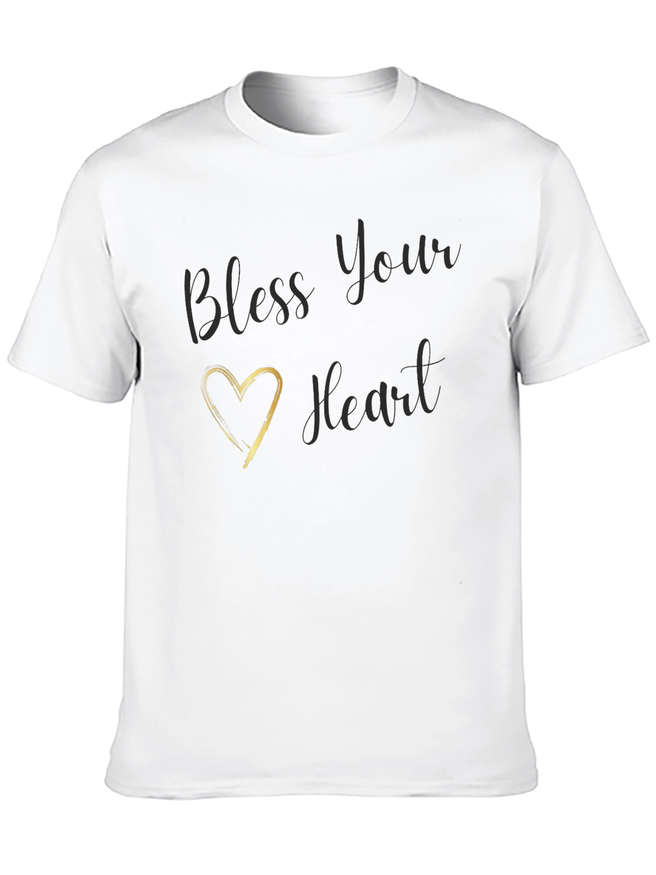 Bless Your Heart Black Graphic Tee