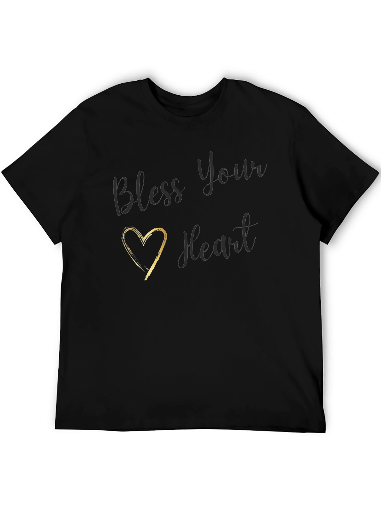 Bless Your Heart Black Graphic Tee