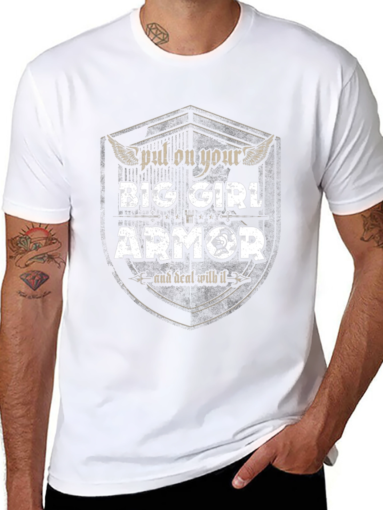 Big Girl Armor T-Shirt - Empowering Womens Tee