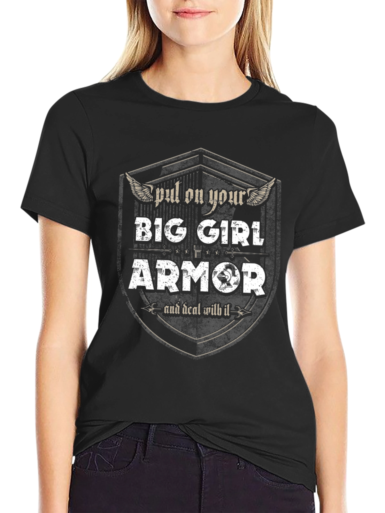 Big Girl Armor T-Shirt - Empowering Womens Tee