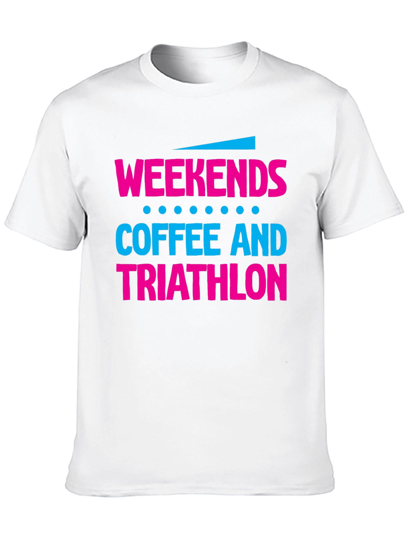 Weekends Coffee and Triathlon Graphic Tee