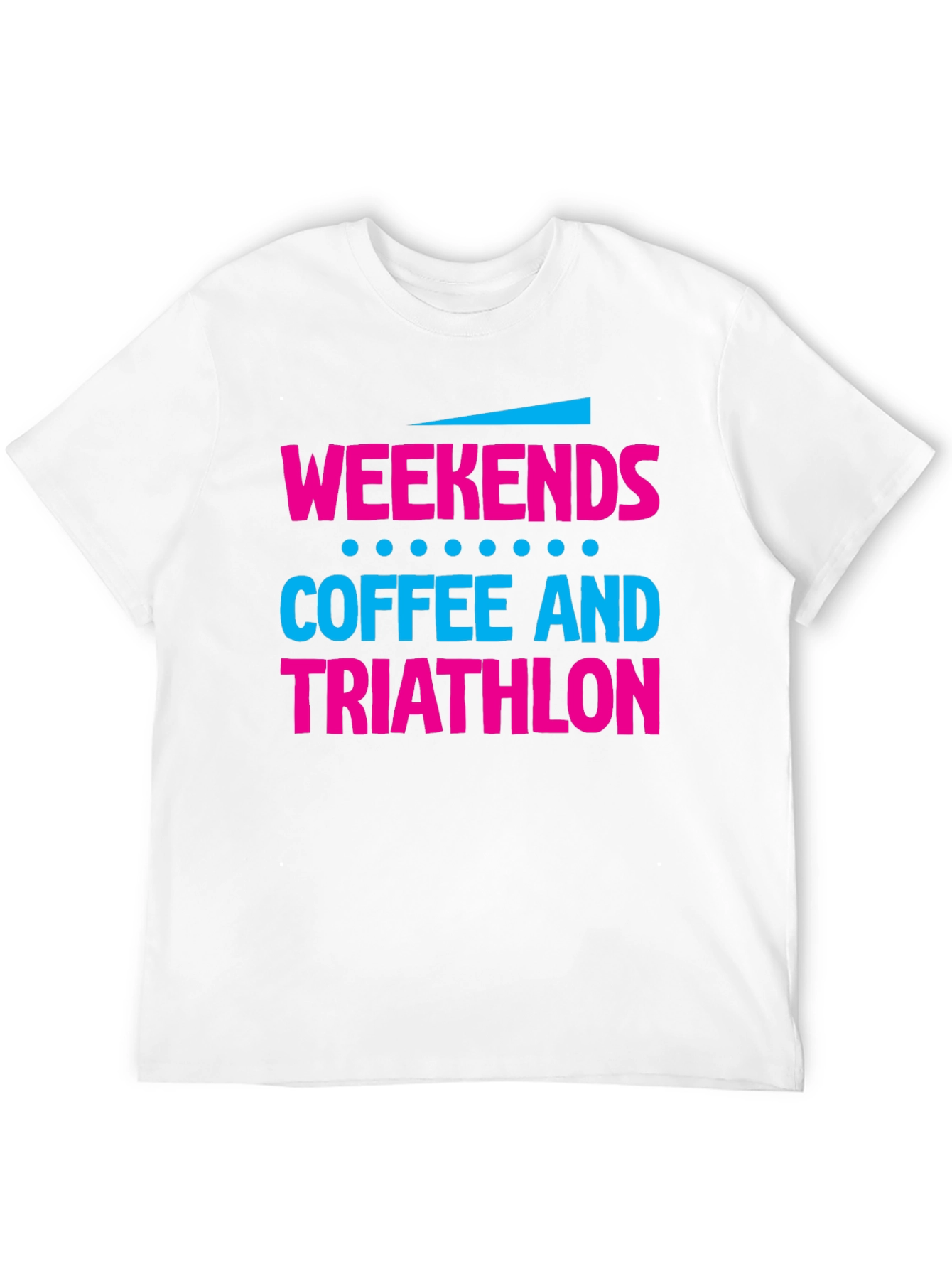 Weekends Coffee and Triathlon Graphic Tee