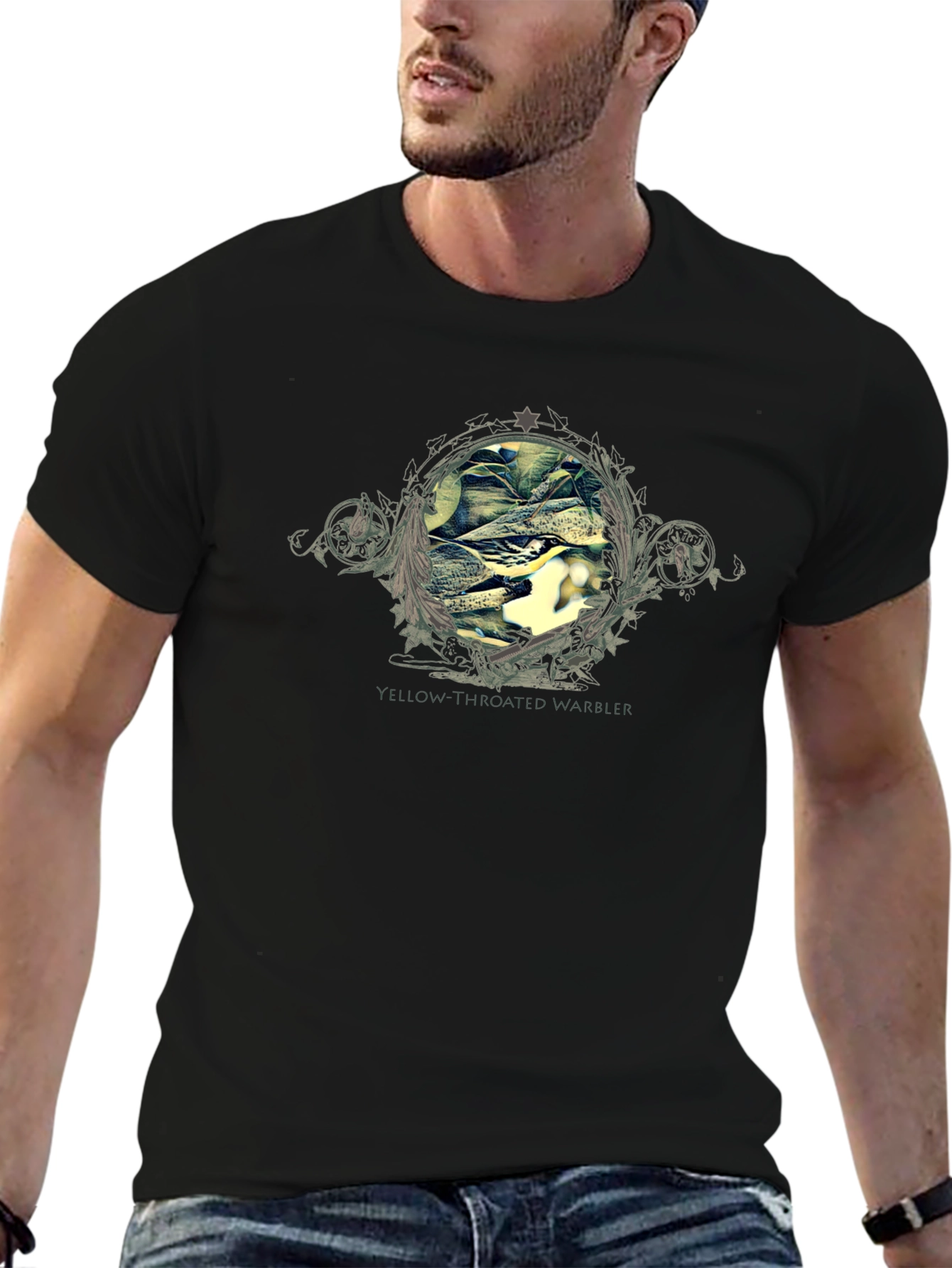 Yellow-Throated Warbler Graphic T-Shirt