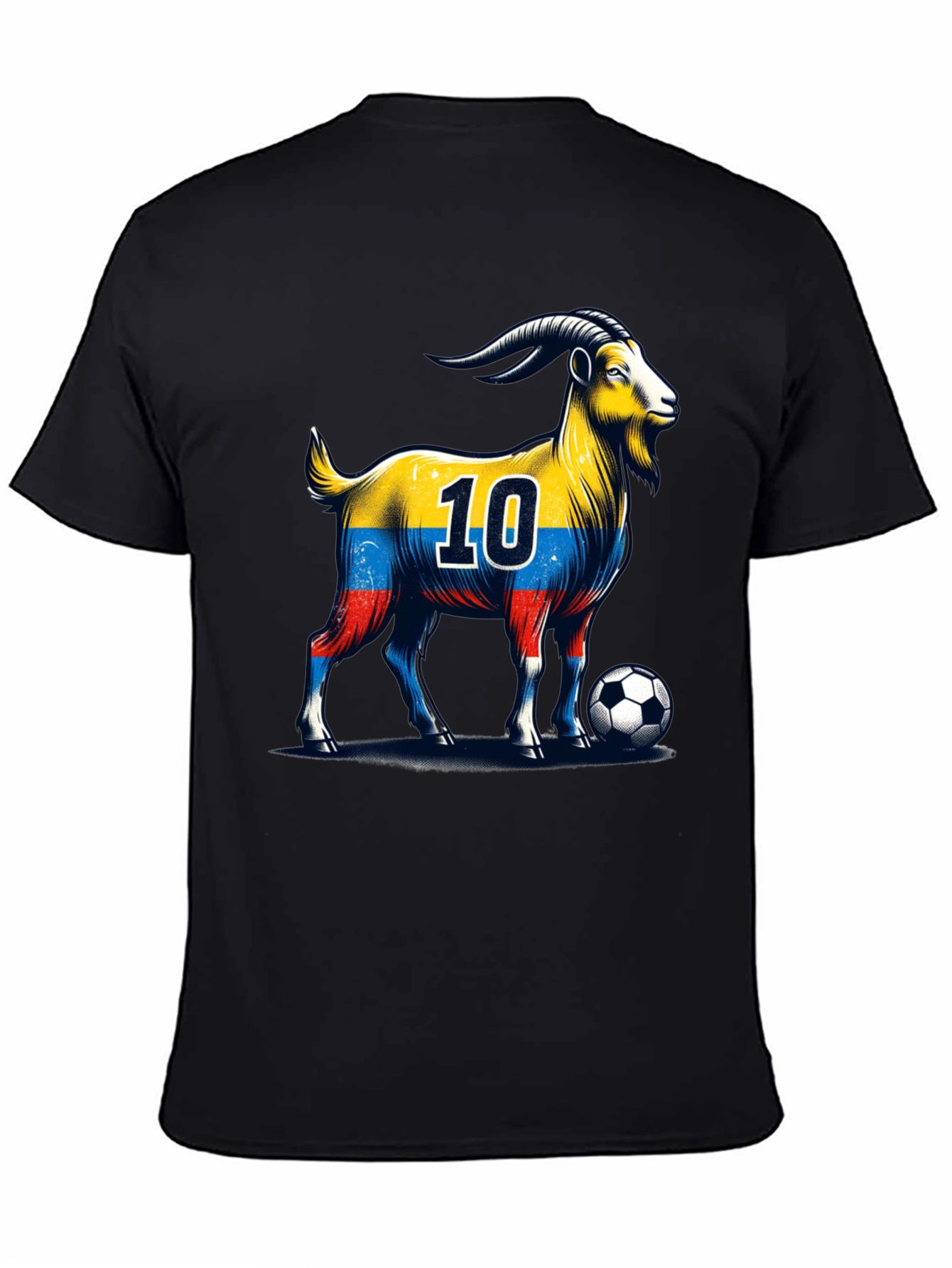 Colombia Soccer Goat Graphic Tee