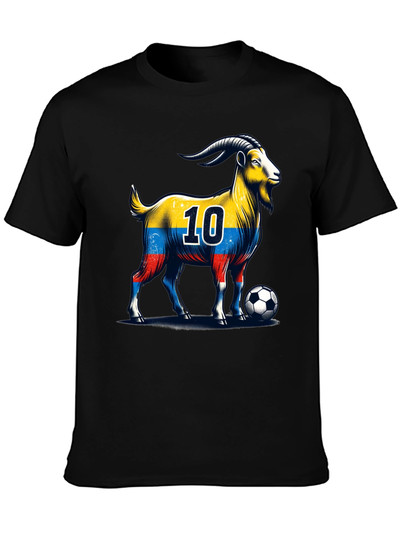 Colombia Soccer Goat Graphic Tee
