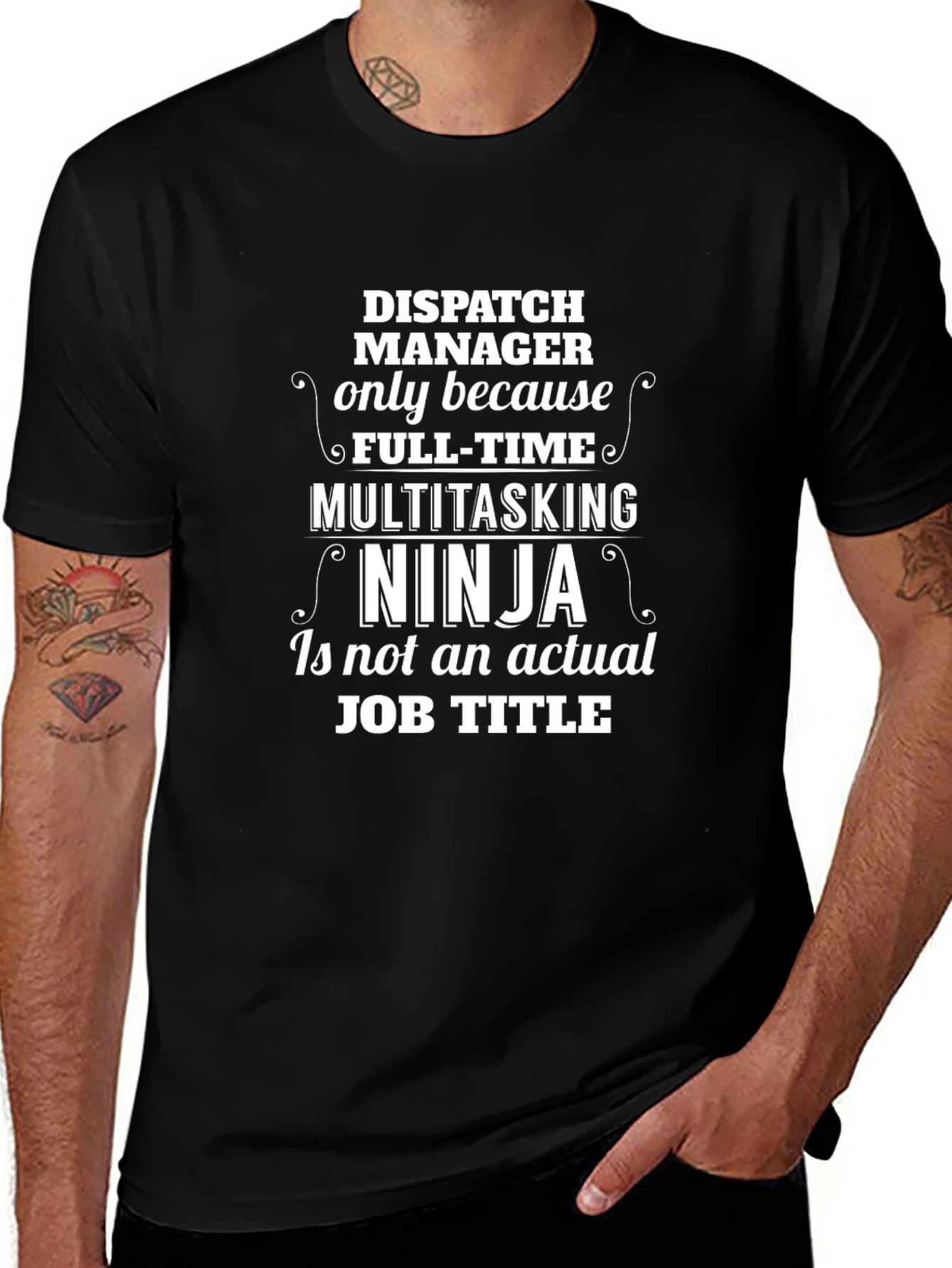 Dispatch Manager T-Shirt: Multitasking Ninja Job