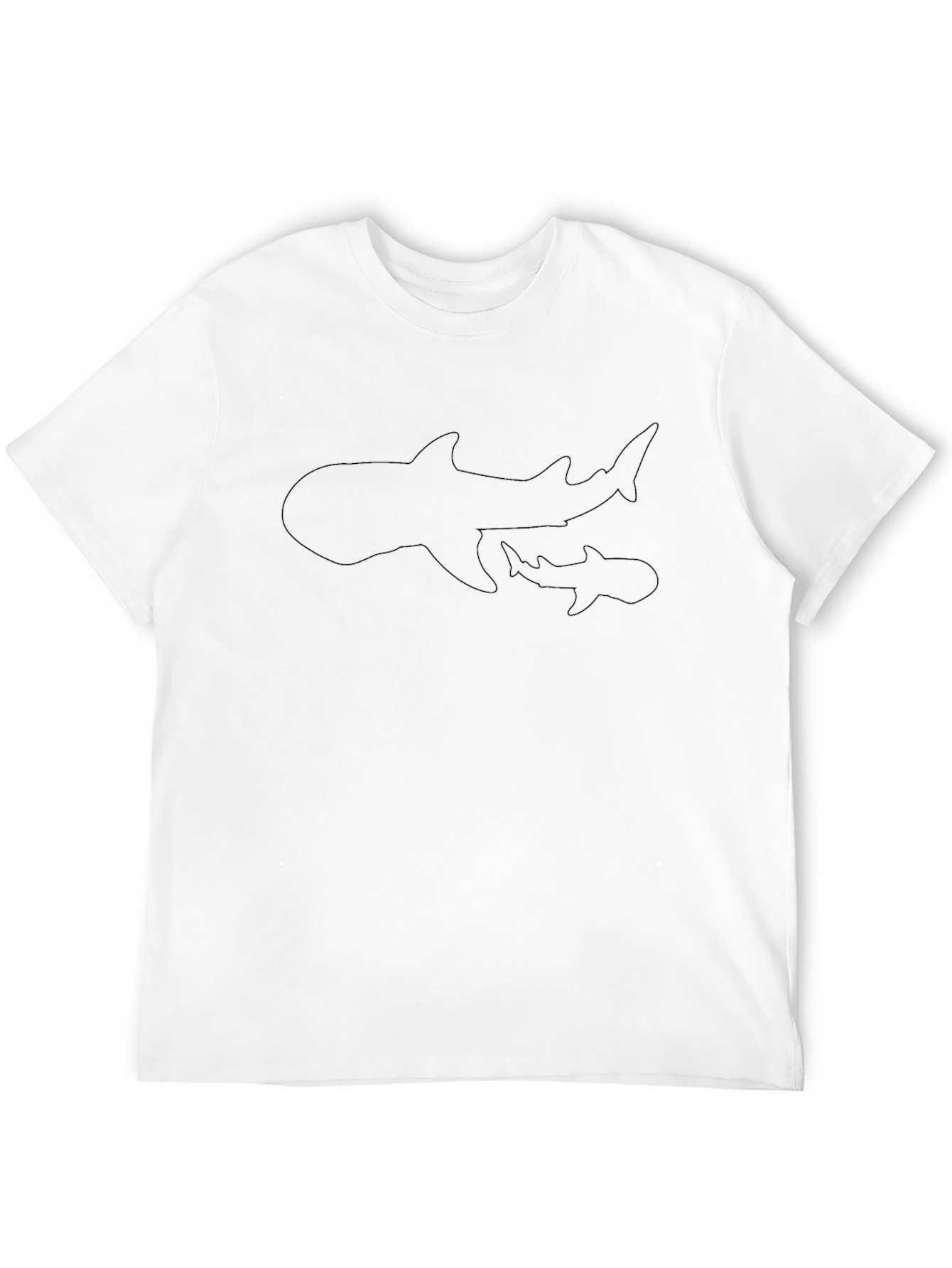 Black Shark Family Graphic T-Shirt