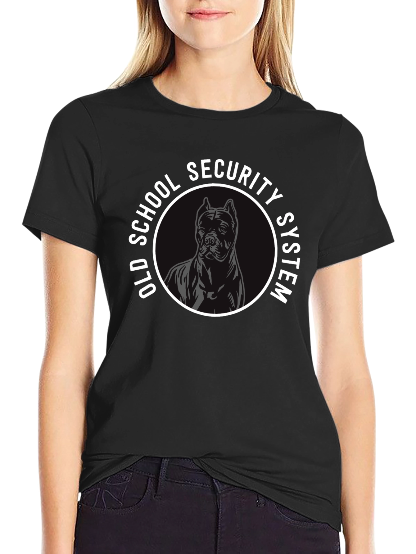 Old School Security System Dog T-Shirt