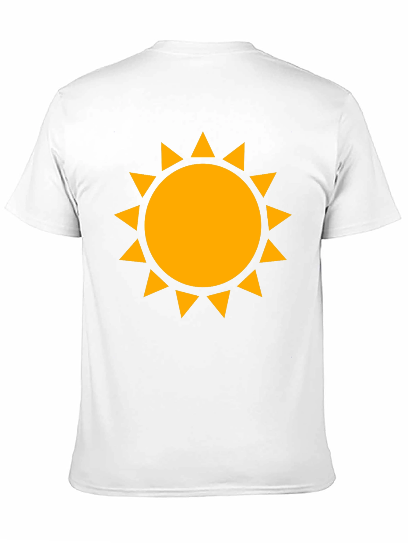 Golden Sun Graphic Tee - Black Cotton Comfort
