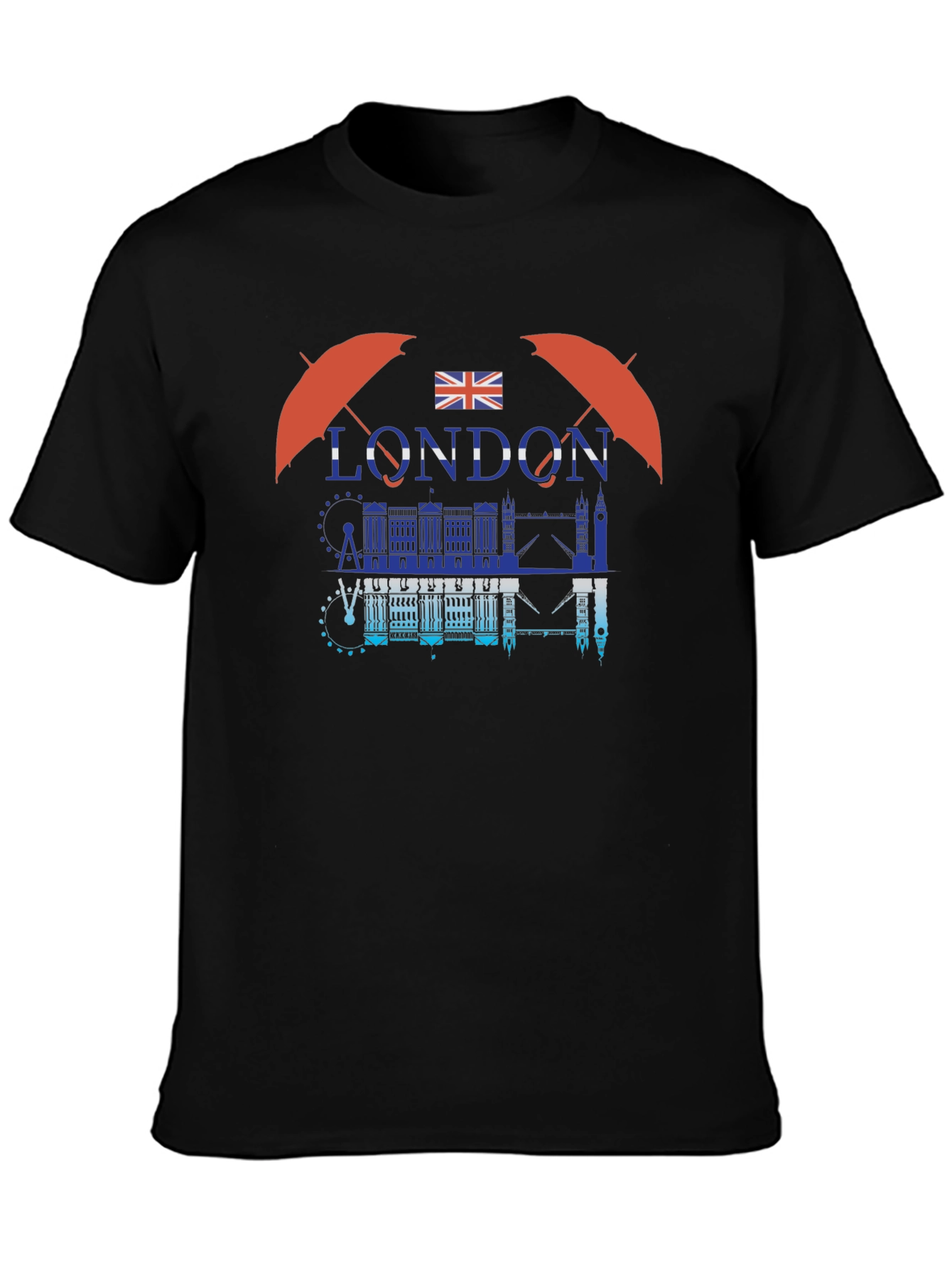 London Graphic Print Crew Neck T-Shirt
