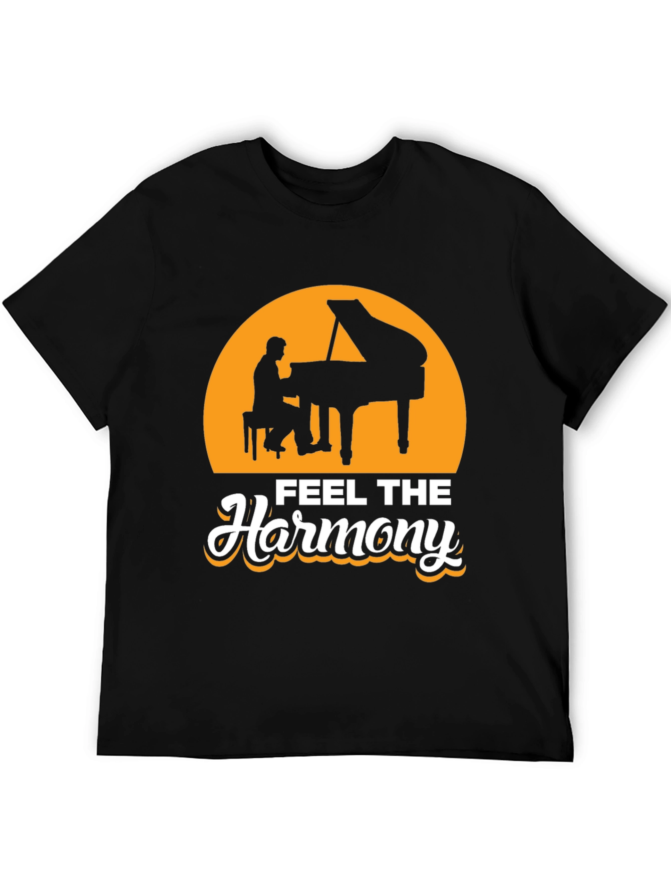 Feel The Harmony Piano T-Shirt - Music Lover Tee