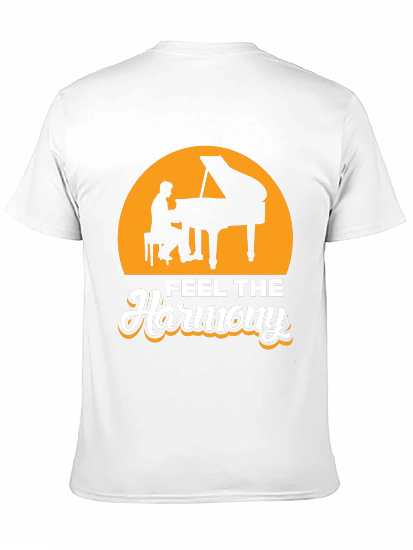 Feel The Harmony Piano T-Shirt - Music Lover Tee