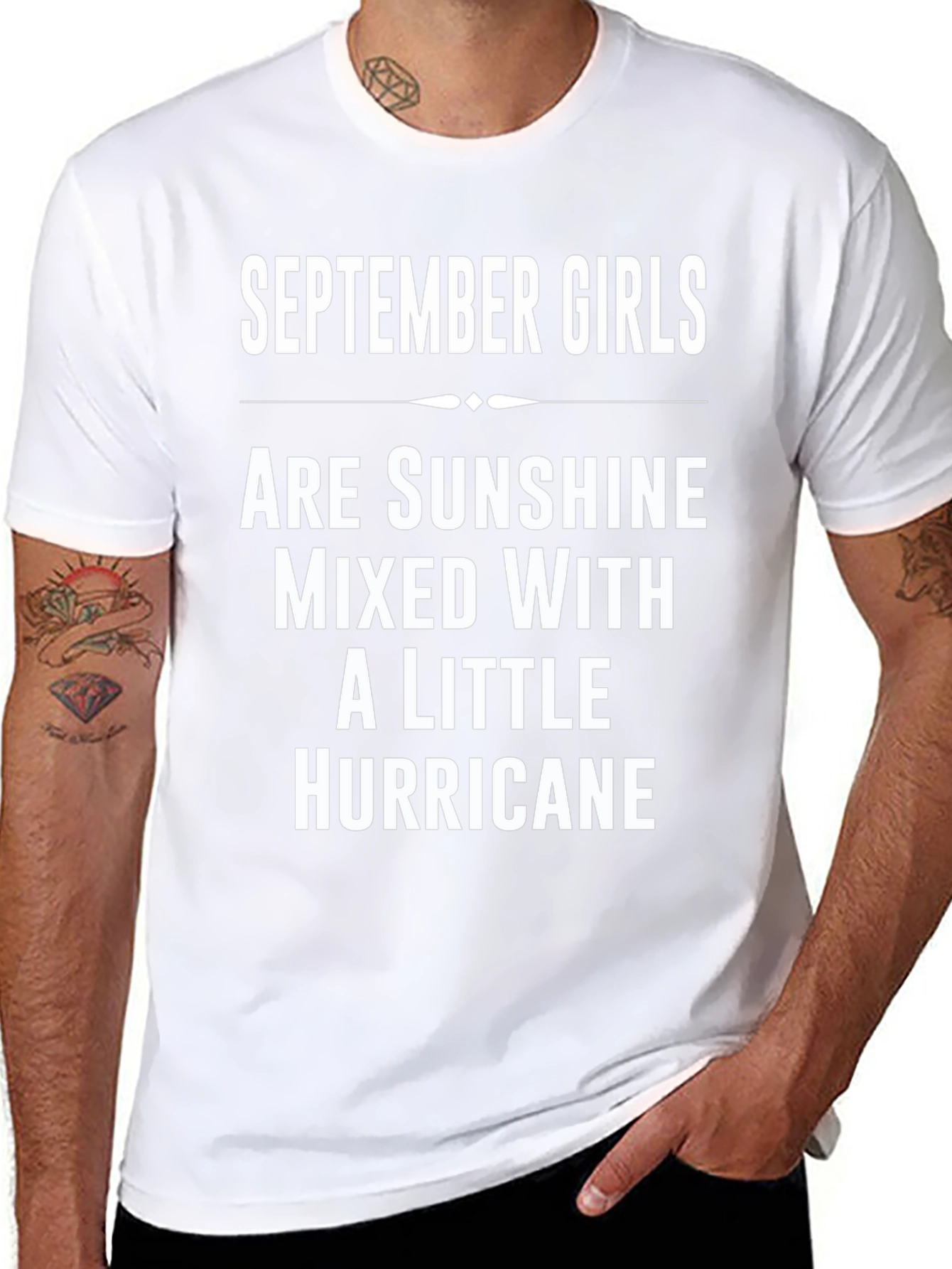 September Girls Sunshine Hurricane Black Tee