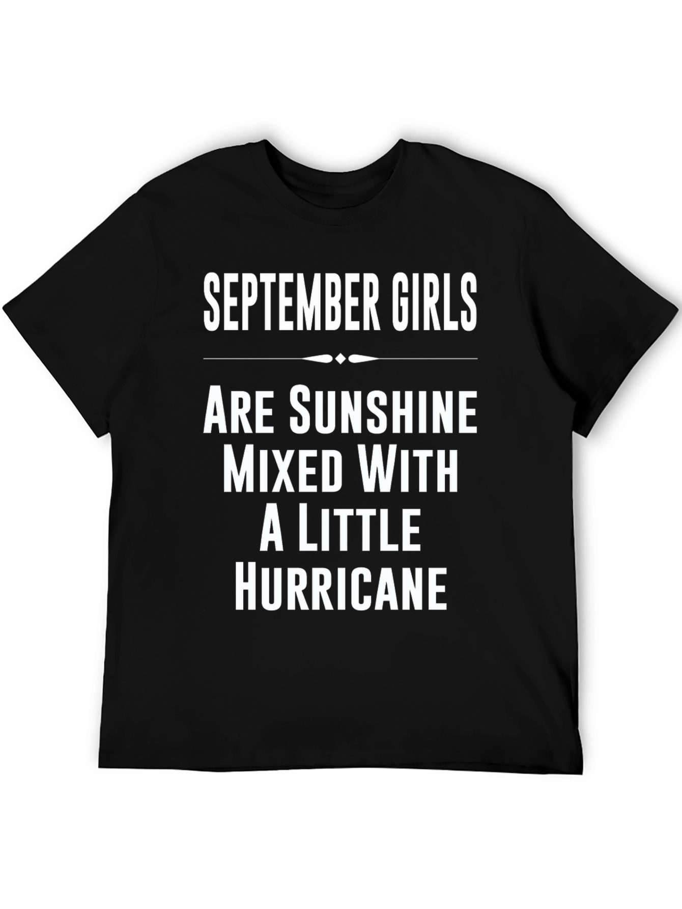 September Girls Sunshine Hurricane Black Tee