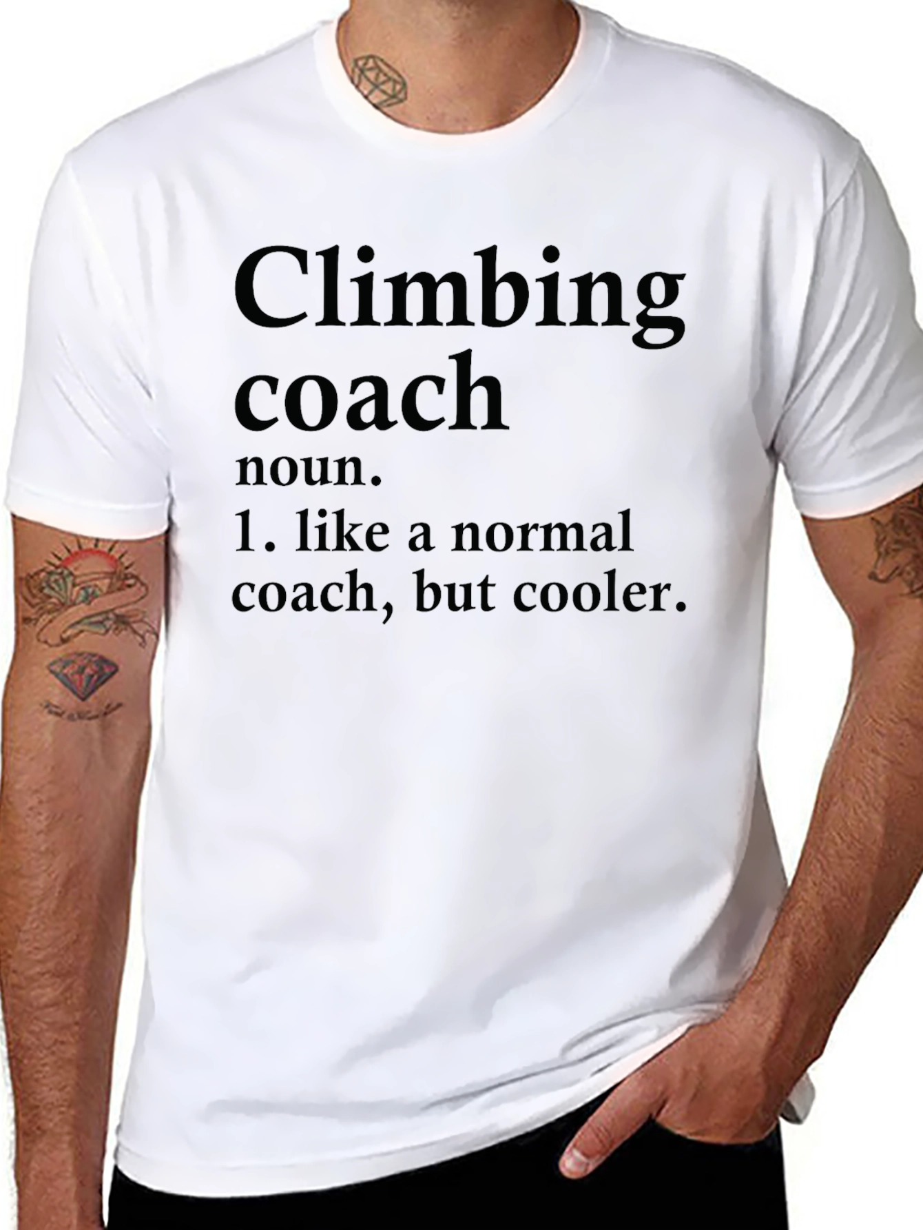 Climbing Coach T-Shirt - Cool Definition Tee